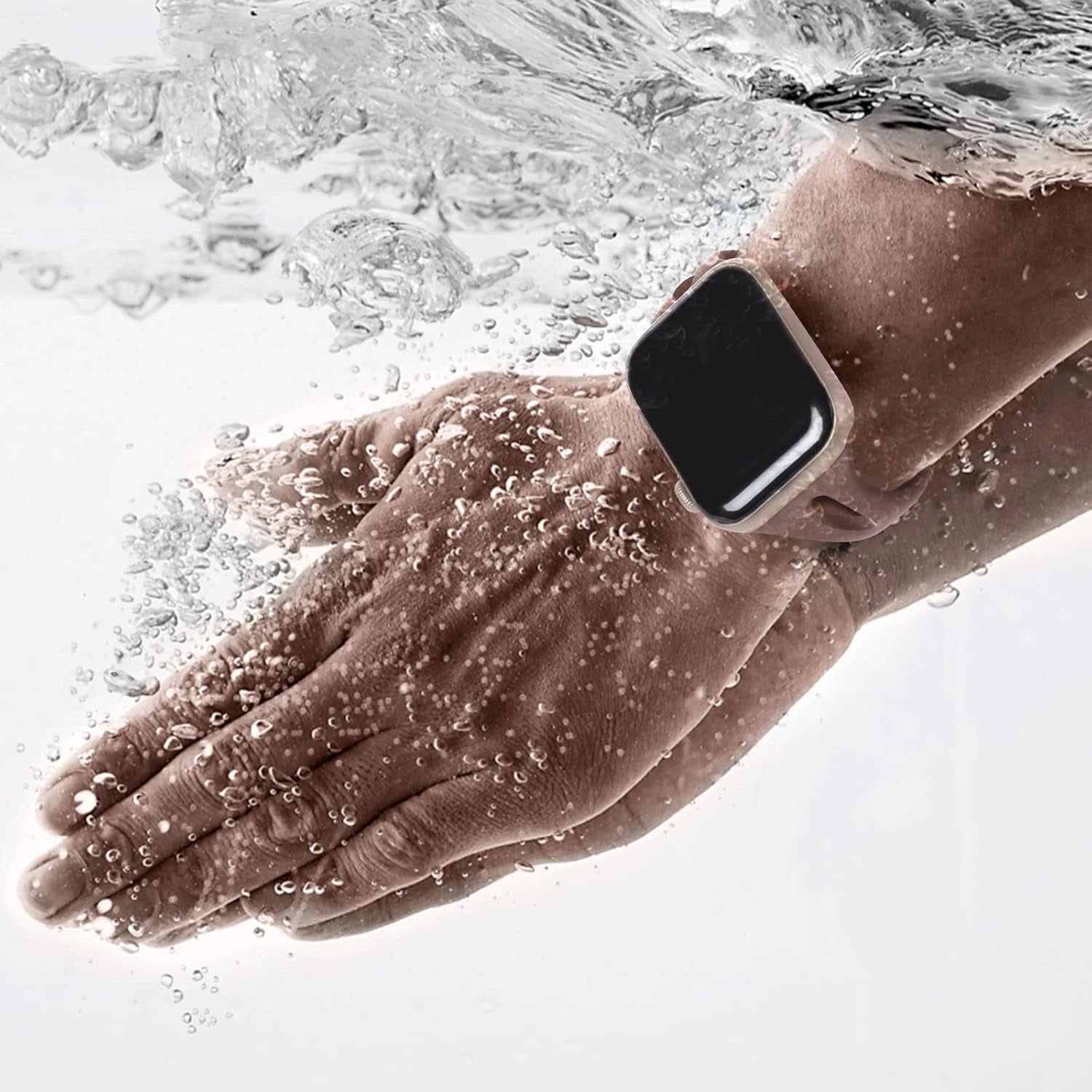 Distore 4 Pack Slim Thin Bands Compatible with Apple Watch 38Mm 40Mm 41Mm 42Mm 44Mm 45Mm 49Mm, Replacement Water Drop Hollow Silicone Sport Strap for Iwatch Series 8/7/6/5/4/3/2/1 Ultra SE Women Men