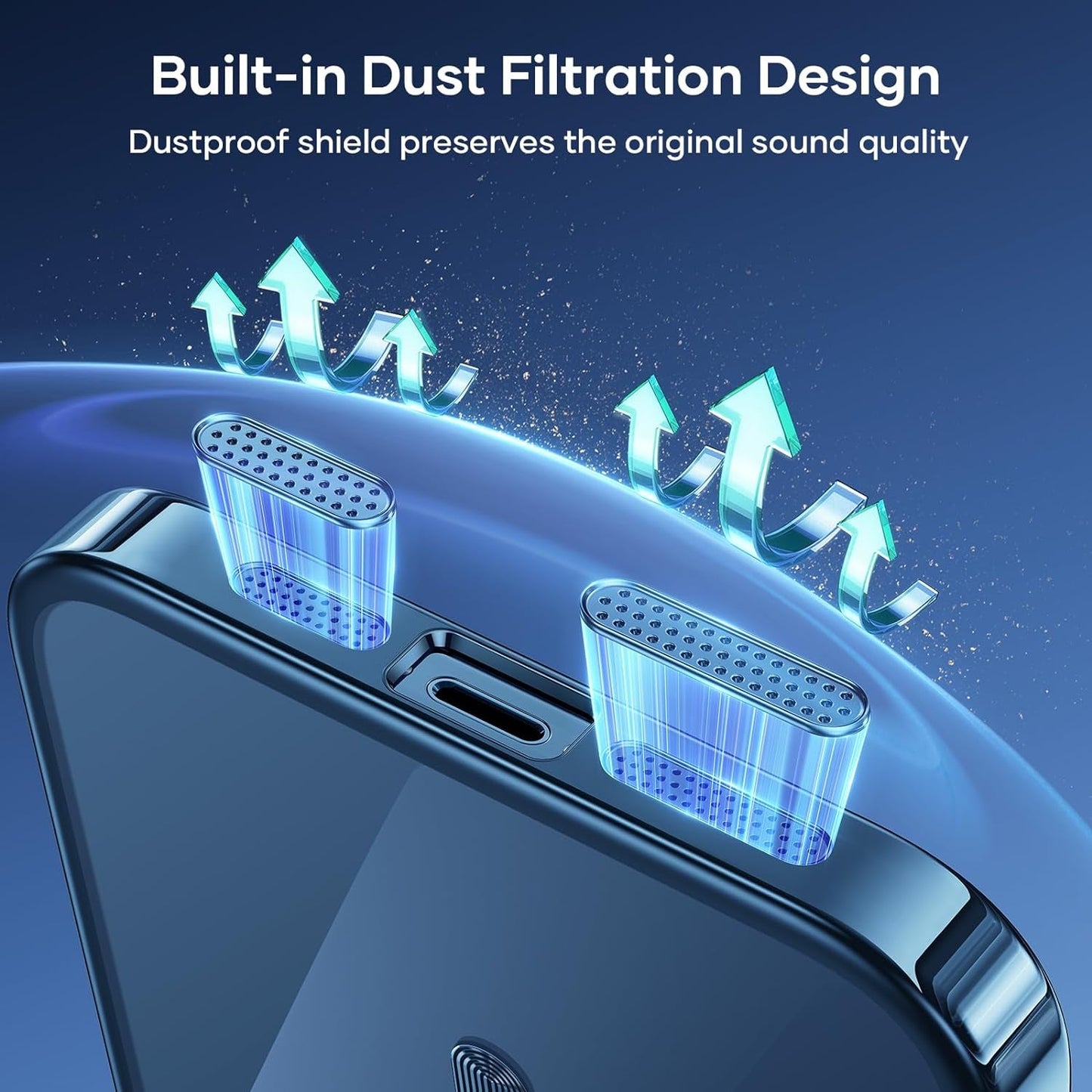 Humixx Magnetic for Iphone 15 Pro Case Clear [Compatible with Magsafe] [No.1 Strong N52 Magnets] [Mil-Grade Shockproof] Dustproof & Non-Yellowing Soft Slim Case for Iphone 15 Pro,Blue  Humixx   