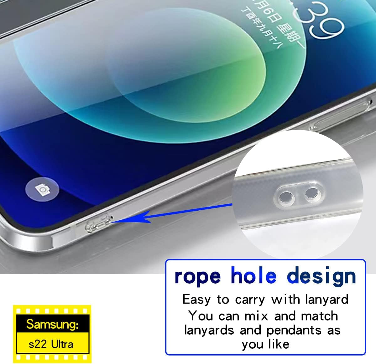 Cavdycidy for Samsung Galaxy S22 Ultra Case Mirror with [Four Corner Thick Guard Shockproof] Hard Mirror Back Soft Bumper Slim Protective Cover Girly Makeup Touch up for Girl Women