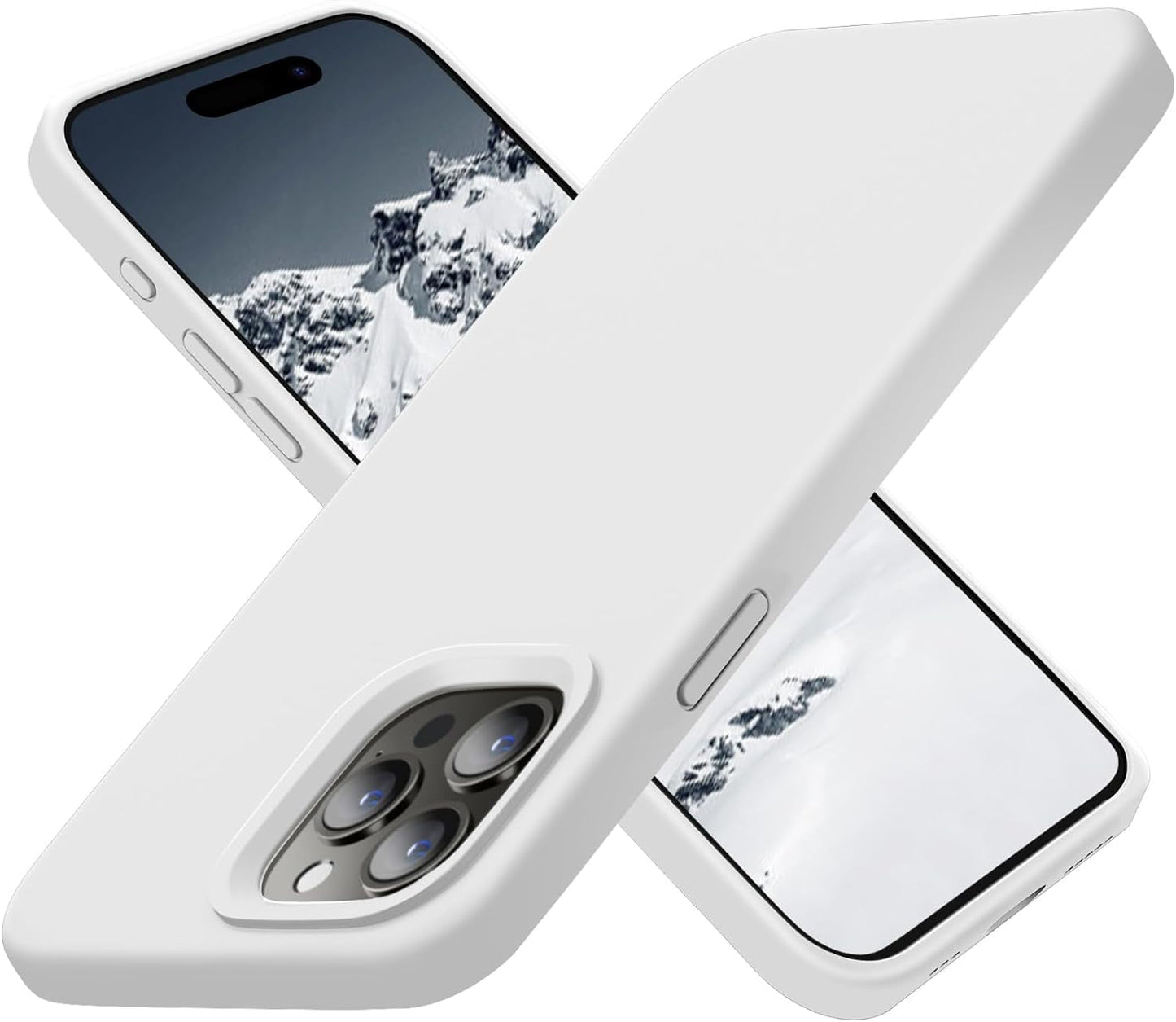 Cordking Designed for Iphone 15 Pro Case, Silicone Ultra Slim Shockproof Protective Phone Case with [Soft Anti-Scratch Microfiber Lining], 6.1 Inch, Alpine Green  Cordking   