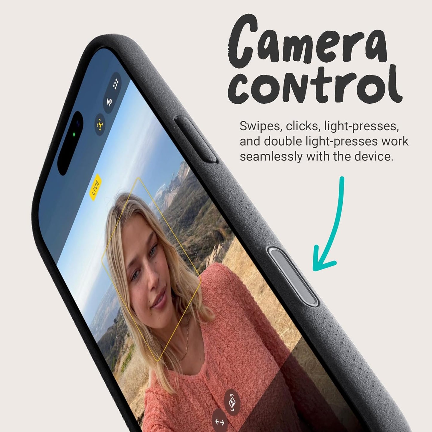 Tineeowl for Iphone 17 Pro Max Magnetic Case, Camera Control Button, Compatible with Magsafe, TPU, Minimalist, Slim/Thin, Grippy - Dune Series (Almost Black, Iphone 17 Pro Max)