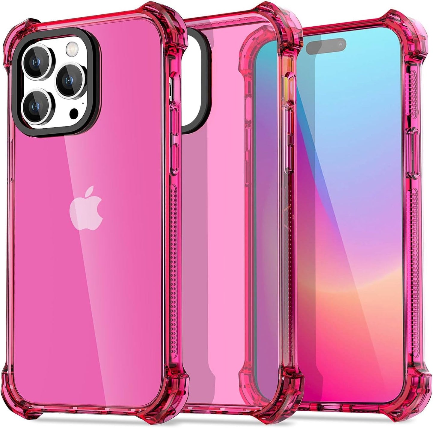 Aicase Clear Blue Bounce Case Compatible with Iphone 15 Plus, Impact Shockproof [Non-Yellowing] [21.3 FT Military Drop Protection] Anti-Scratch Protective Cell Phone Cover  AICase   