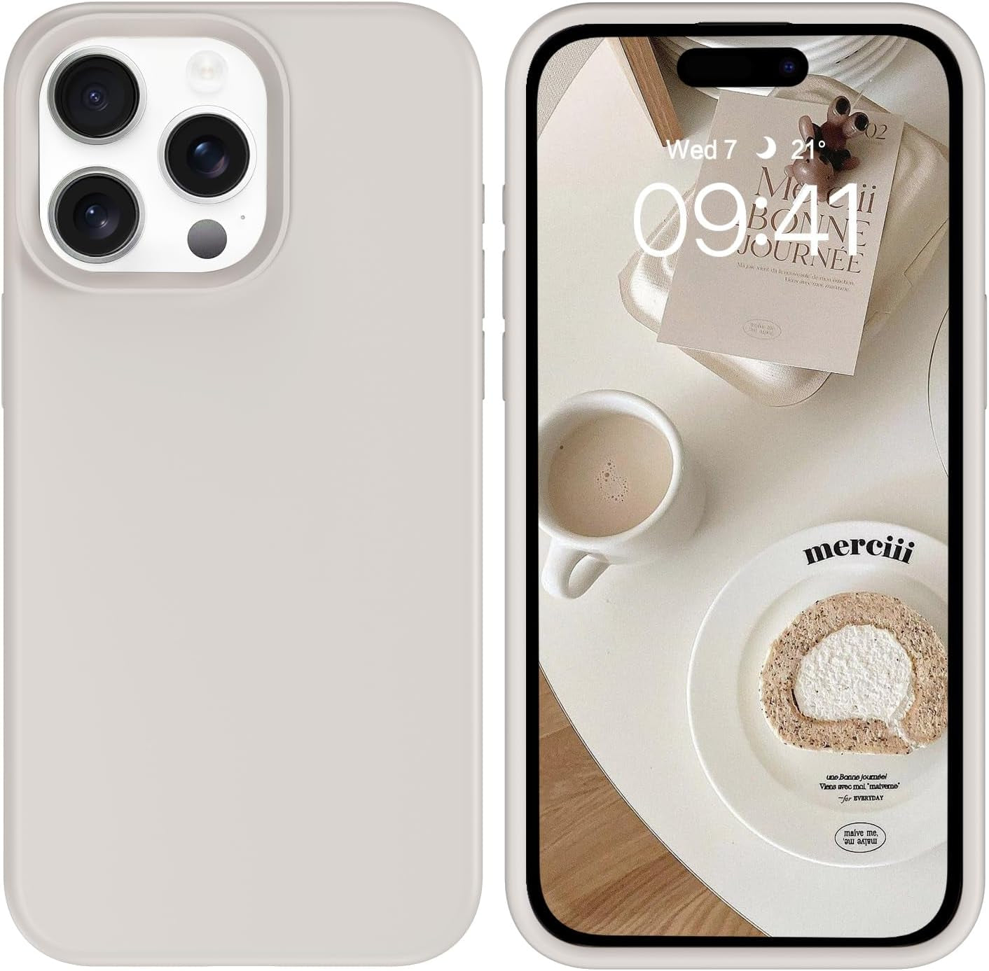 BENTOBEN for Iphone 15 Pro Case, Iphone 15 Pro Phone Case, Soft Silicone Gel Bumper Shockproof Phone Case, Anti-Scratch Protective Case Cover with Microfiber Lining for Iphone 15 Pro 6.1", Hot Pink  BENTOBEN   