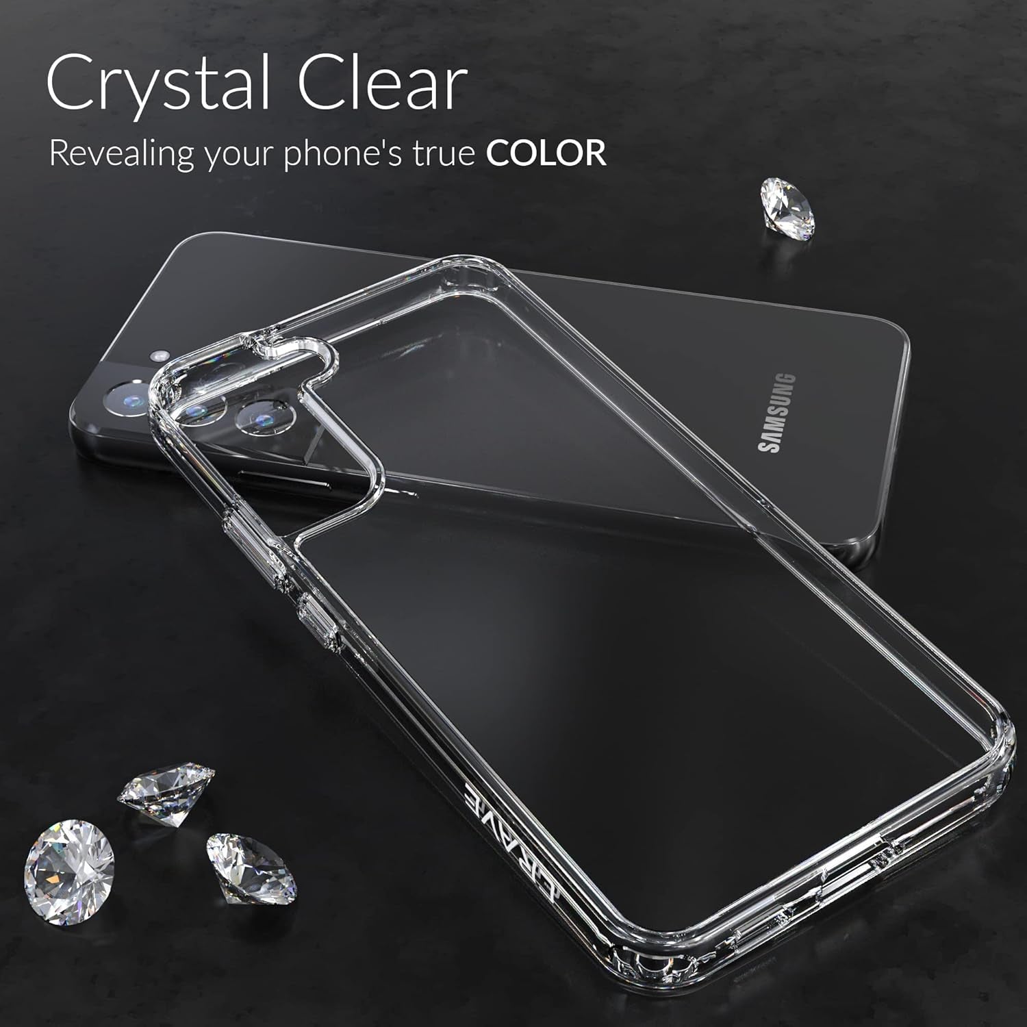 Crave Clear Guard Galaxy S22+ Case - Shockproof, Drop Protection, Bumper for Samsung S22 plus (6.6 Inch)