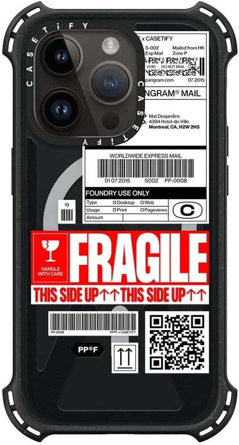 Casetify Bounce Iphone 14 Pro Case [6X Military Grade Drop Tested / 21.3Ft Drop Protection/Compatible with Magsafe] - PP-0008 - Triple Black  CASETiFY   