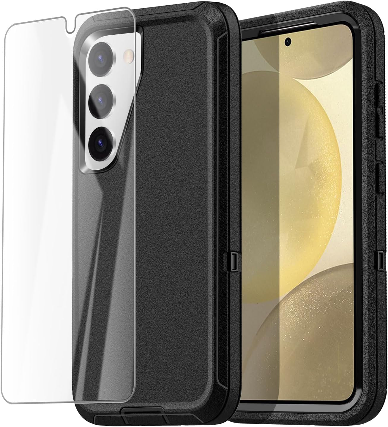 Aicase for Samsung Galaxy S24 Case,Heavy Duty 2-Layer Pocket-Friendly Durable Military Grade Protection Shockproof/Drop Proof Protective Cover for Samsung Galaxy S24 5G 6.1" 2024_9