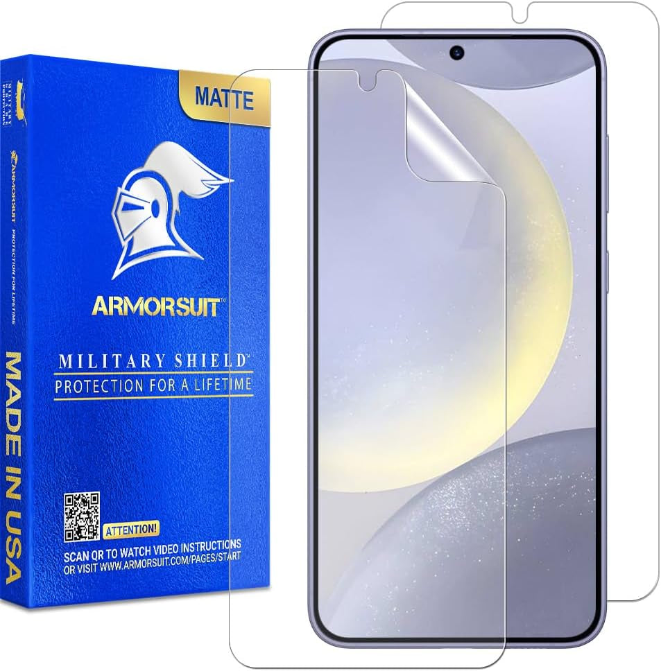 Armorsuit 2 Pack for Samsung Galaxy S24 Ultra Screen Protector (6.8") Case Friendly Militaryshield HD Clear Film - Made in USA