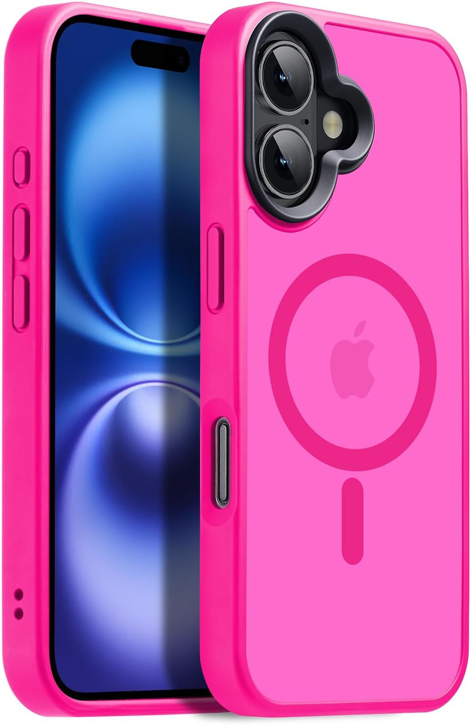 For Iphone 17 Pro Max Case with Camera Lens Protector[10Ft Military-Grade Protection] Compatible with Fit Magsafe Shockproof Slim Thin Cover Case for Iphone 17 Pro Max 6.9 Inch, Orange Bumper