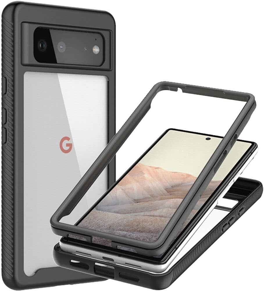 For Samsung Galaxy A14 5G Case Hybrid Drop Protection Clear Case Heavy Duty Hard Rugged Anti-Slip Bumper Anti-Scratch Armor Protective Phone Cover for Samsung Galaxy A14 Black