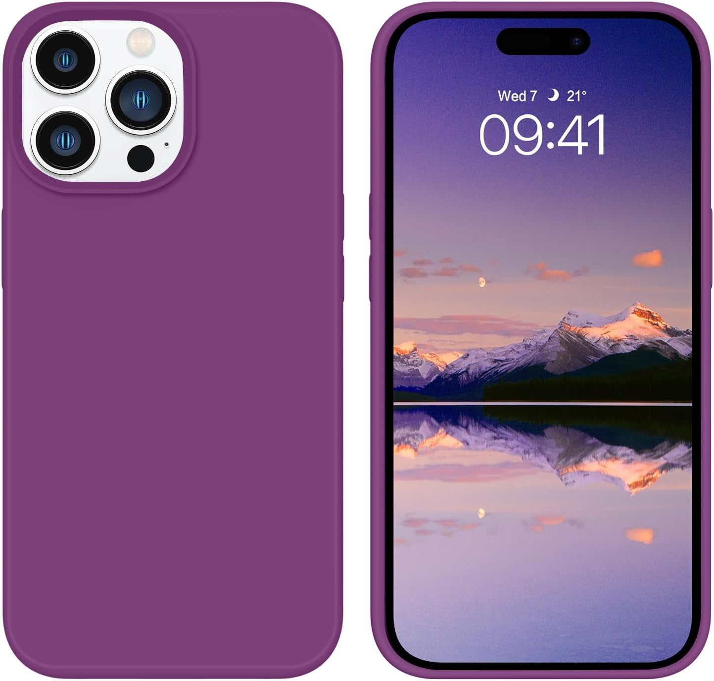 BENTOBEN for Iphone 14 Pro Max Case, Soft Silicone Gel Rubber Bumper Microfiber Lining Hard Back Shockproof Protective Phone Cover for Iphone 14 Pro Max 6.7", Copper Green  BENTOBEN   