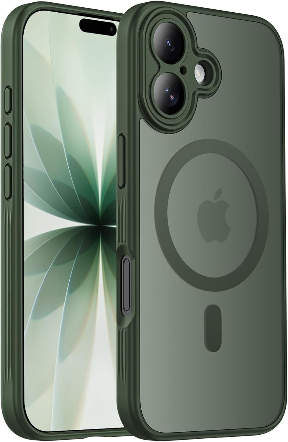 Designed for Iphone 17 Pro Max Case, Compatible with Magsafe, [Camera Protection] [15FT Military Drop Protection] Shockproof Translucent Matte Anti-Slip Phone Case, 6.9", Deep Blue