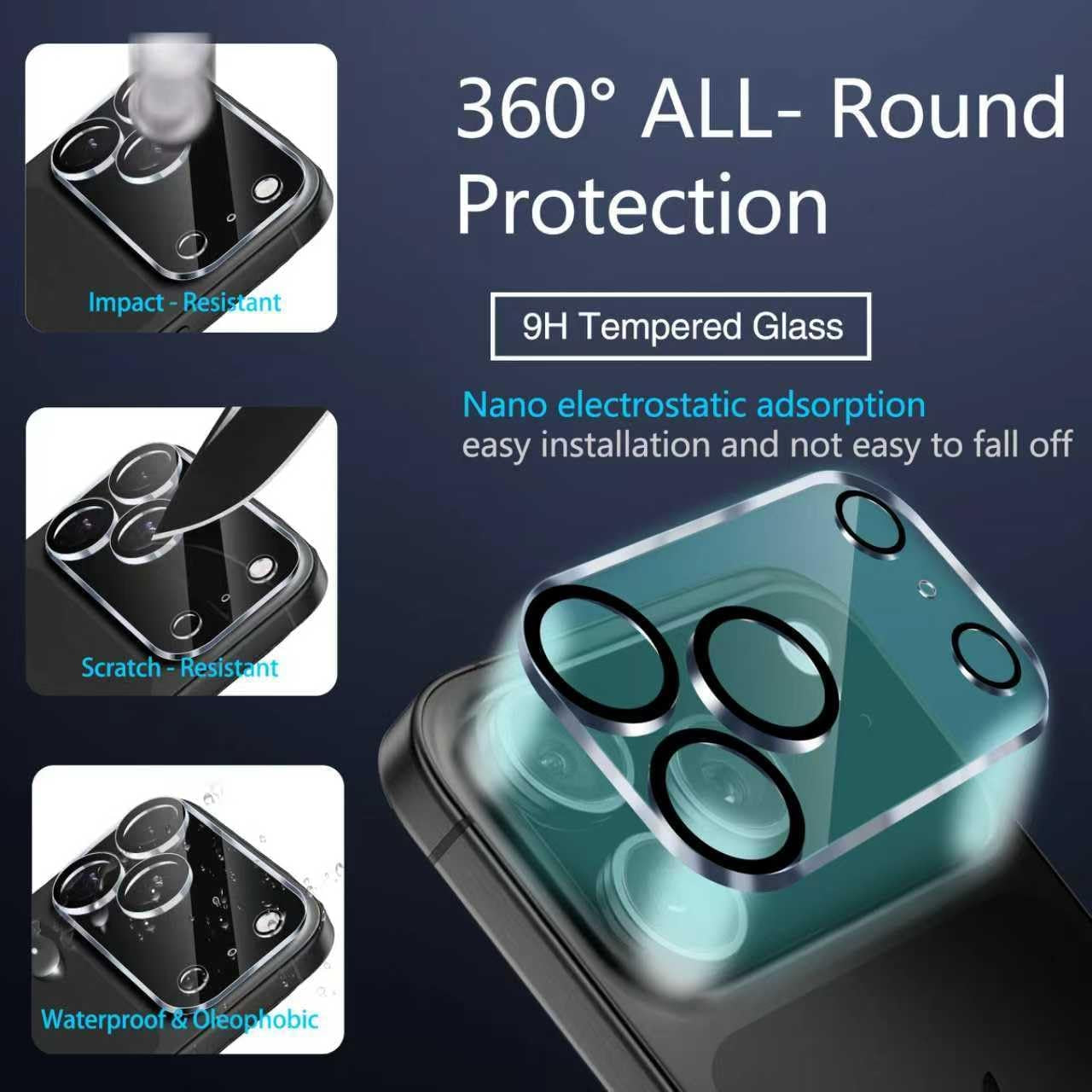 IMBZBK [Auto-Dust Removal] 3 Pack Privacy Screen Protector for Iphone 17 Pro Max [6.9 INCH] anti Spy Private Accessories, Case Friendly Film, Military Grade Tempered Glass 3 Camera Lens Protector