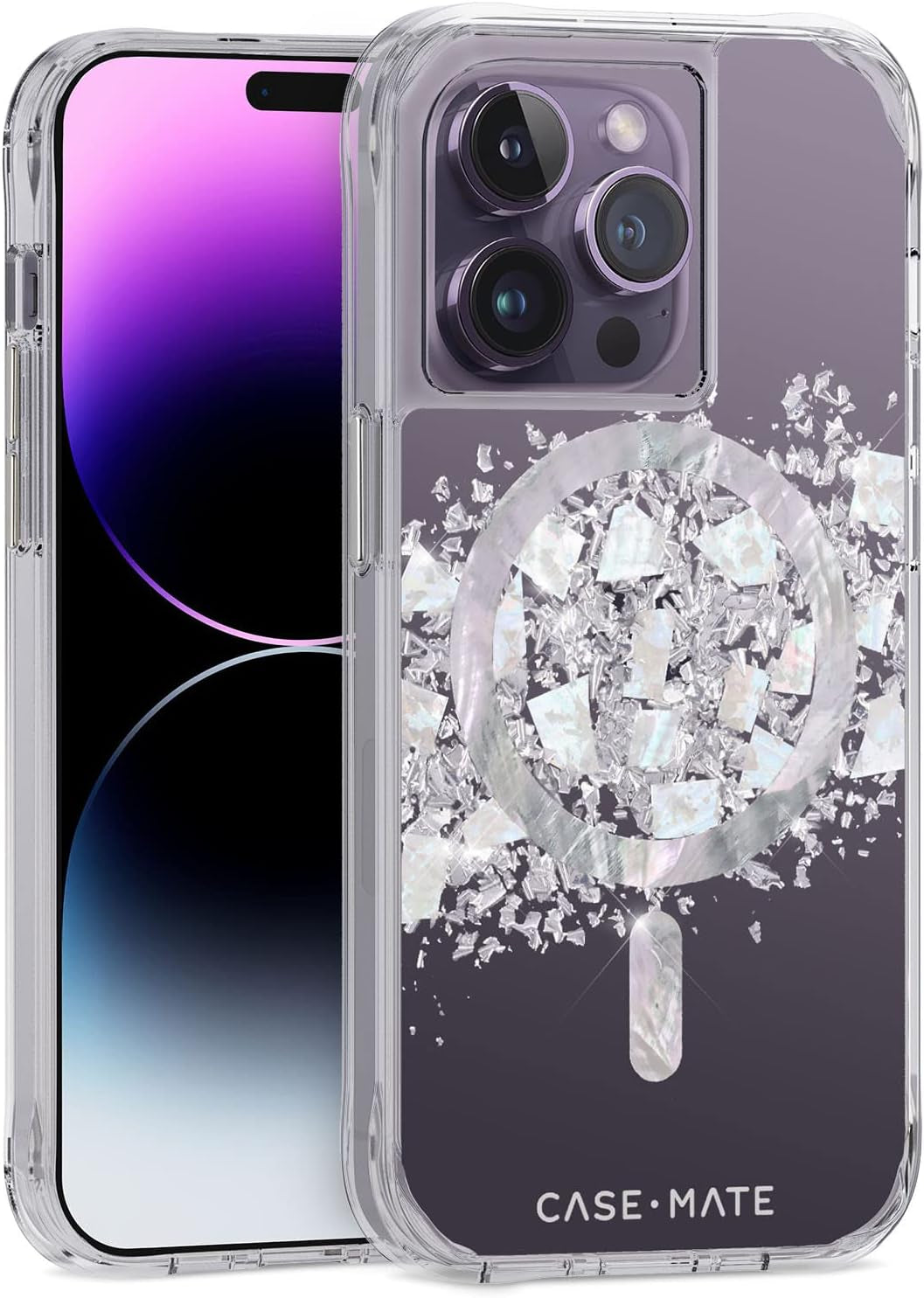 Case-Mate Iphone 15 Pro Case - Soap Bubble [12Ft Drop Protection] [Compatible with Magsafe] Magnetic Cover with Iridescent Swirl Effect for Iphone 15 Pro 6.1", Slim, Shockproof, Anti-Scratch Tech  Case-Mate   