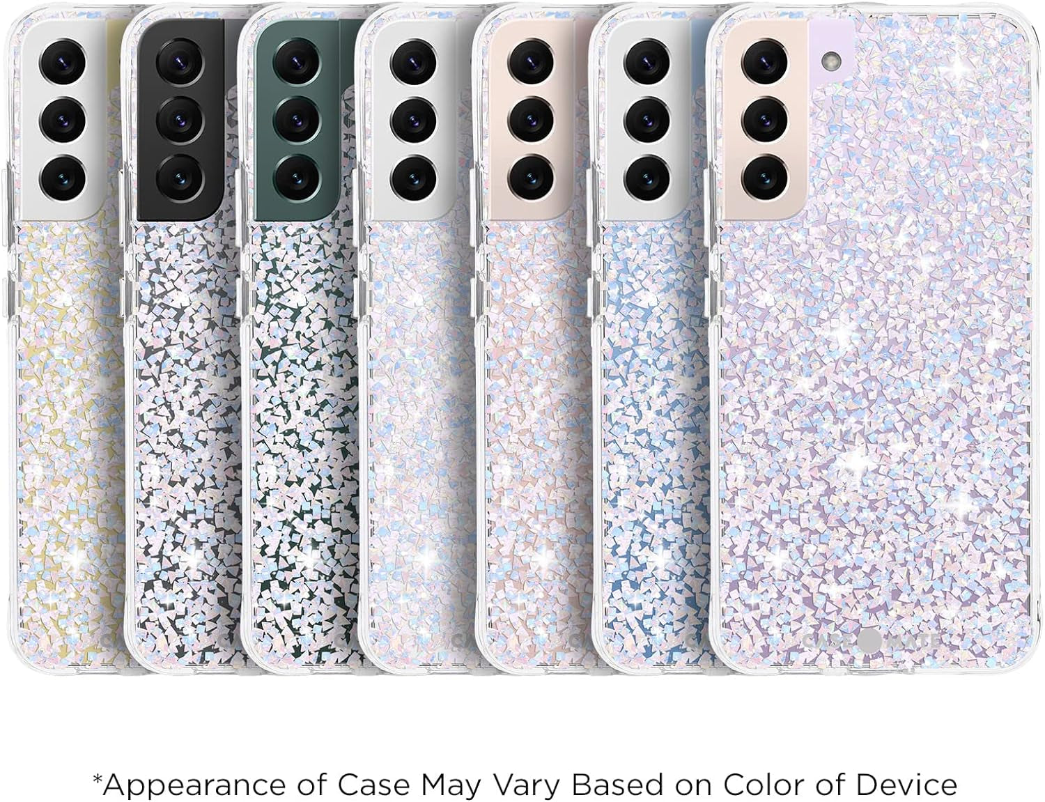Case-Mate Samsung Galaxy S22 plus Case - 6.6' Twinkle Diamond - 10Ft Drop Protection with Wireless Charging - Luxury Bling Glitter for S22 plus 5G - anti Scratch, Shock Absorbing Materials, Slim Fit