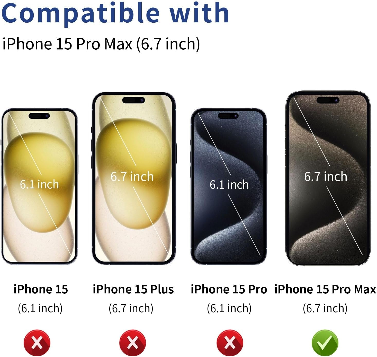 ACANDYA for Iphone 15 Pro Max Case Magnetic Ring Holder Kickstand Compatible with Magsafe Military Grade Drop Protection Heavy Duty Shockproof Men Women Cover for Iphone 15 Pro Max Translucent Blue  ACANDYA   