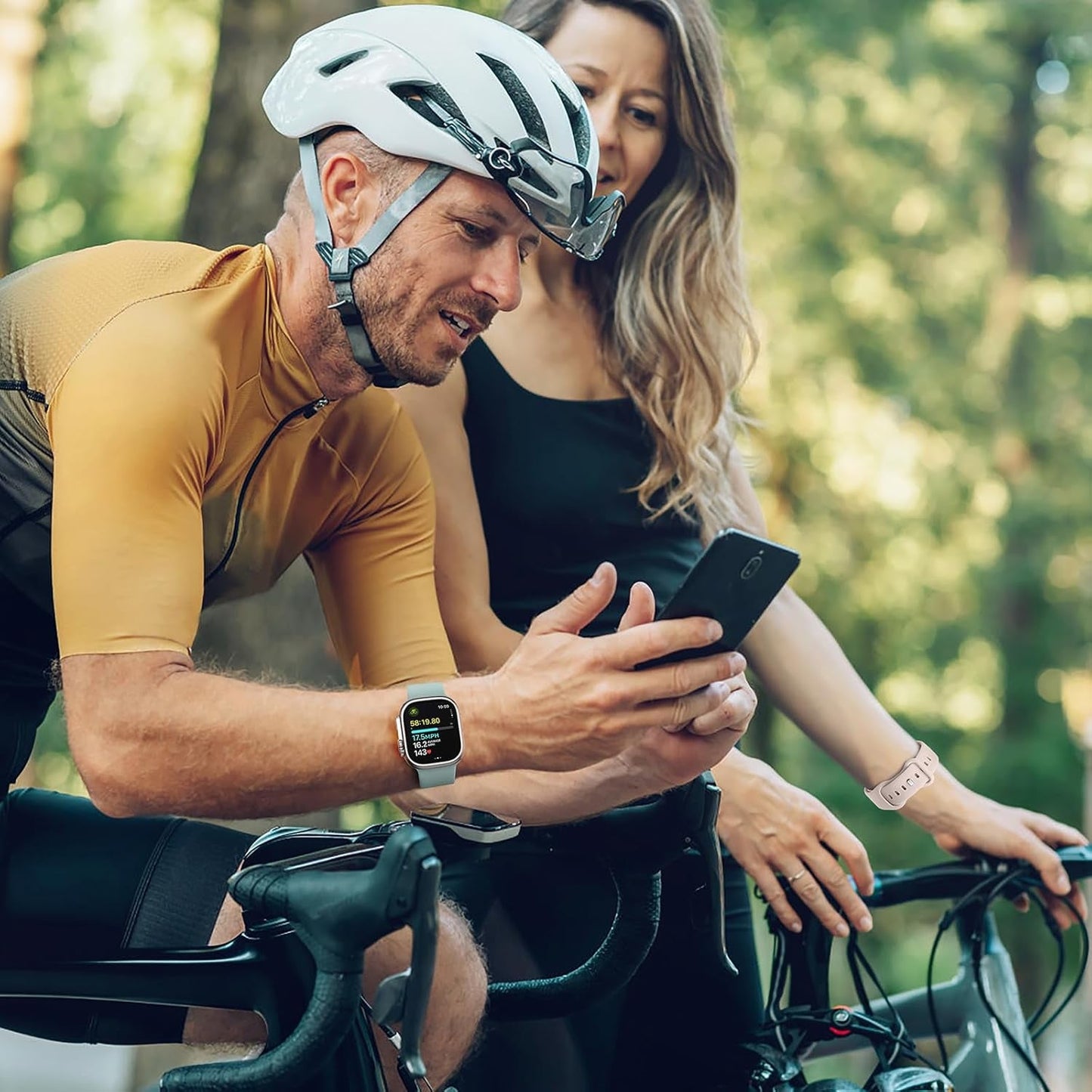 5 Pack Sport Silicone Band Compatible with Apple Watch Bands 40Mm 38Mm 41Mm 44Mm 45Mm 42Mm 49Mm,Soft Wristband Waterproof Replacement Strap for Iwatch Bands Series 9 8 7 6 5 4 3 2 1 SE Ultra Women Men