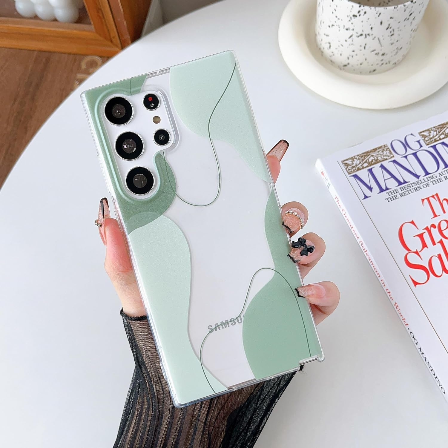 DEFBSC Compatible with Samsung Galaxy S22 Case, Soft Shaped Art Design with Built-In Bumper Protective Phone Case, Cute Slim TPU Cover Designed for Samsung Galaxy S22 Case,Blue