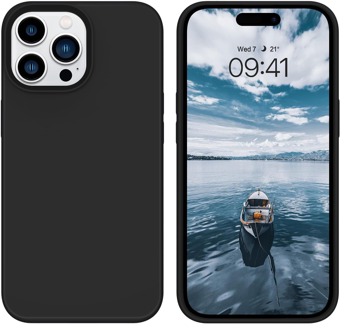 BENTOBEN for Iphone 14 Pro Max Case, Soft Silicone Gel Rubber Bumper Microfiber Lining Hard Back Shockproof Protective Phone Cover for Iphone 14 Pro Max 6.7", Copper Green  BENTOBEN   