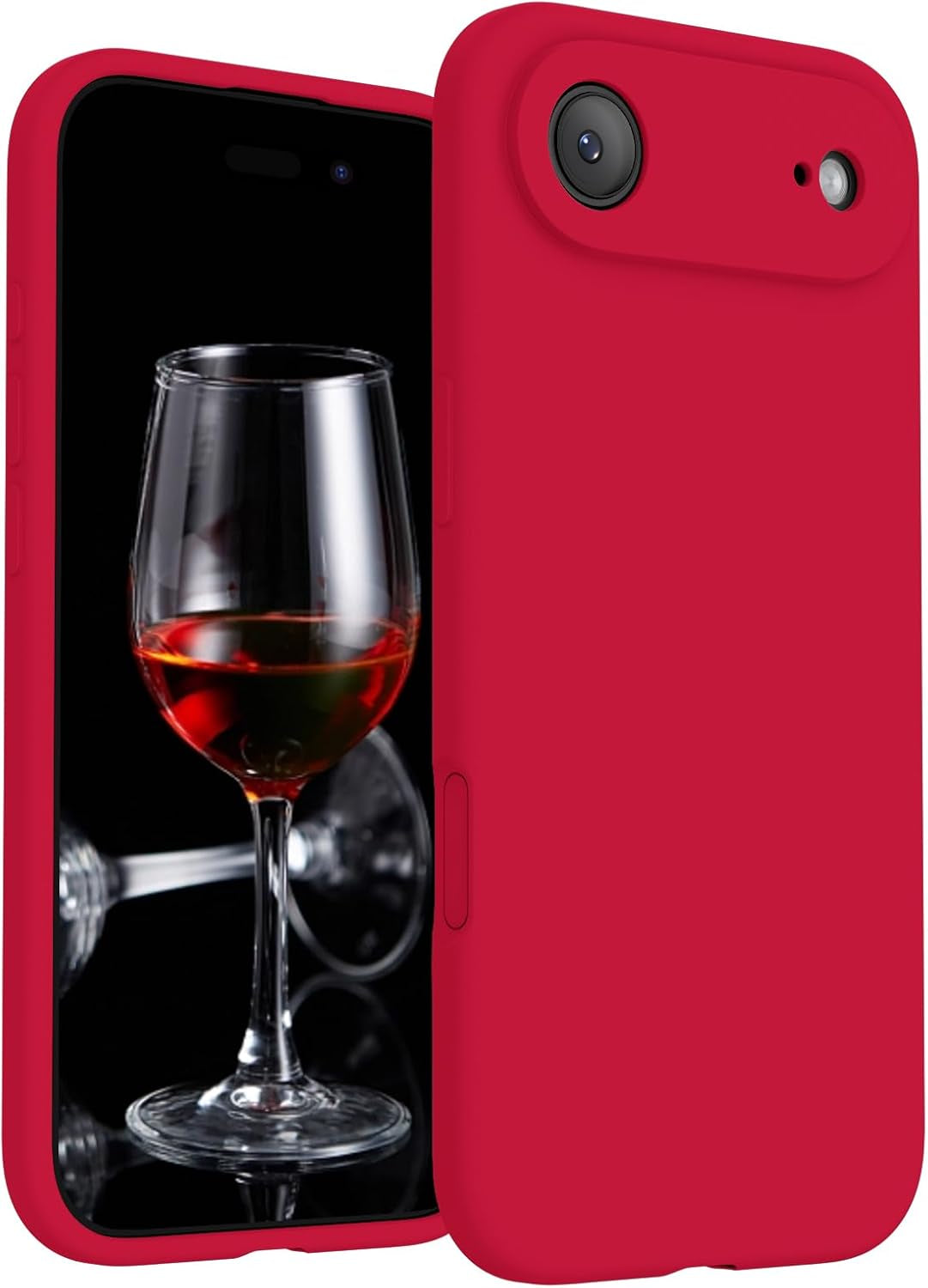 Firenova Magnetic for Iphone 17 Pro Case, Compatible with Magsafe, [Integrated Silicone Camera Control Button] [Camera Protection] Anti-Scratch Microfiber Lining Phone Case, 6.3", Black