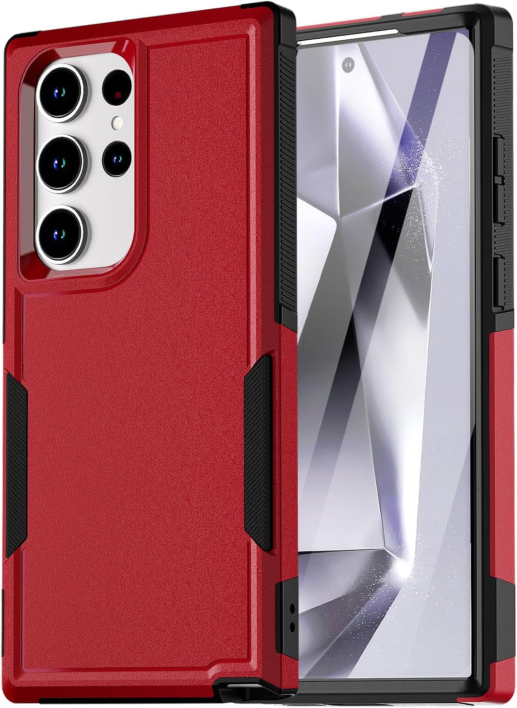 Aicase Belt-Clip Holster Case for Galaxy S24 Ultra with Screen Protector,Heavy Duty Drop Protection Full Body Rugged Shockproof/Dustproof Military Grade Tough Durable Cover for Samsung S24 Ultra