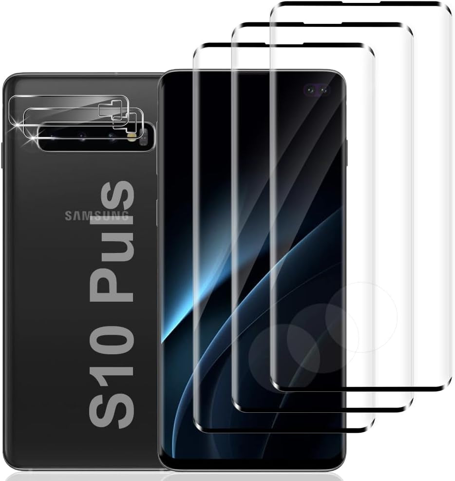 2+2 Pack Galaxy S22 Ultra 5G Privacy Screen Protector and Camera Lens Protection,Anti-Spy Tempered Glass, 3D Full Coverage, Fingerprint Unlock, Free of Bubbles for Samsung Galaxy S22 Ultra 6.8 Inch