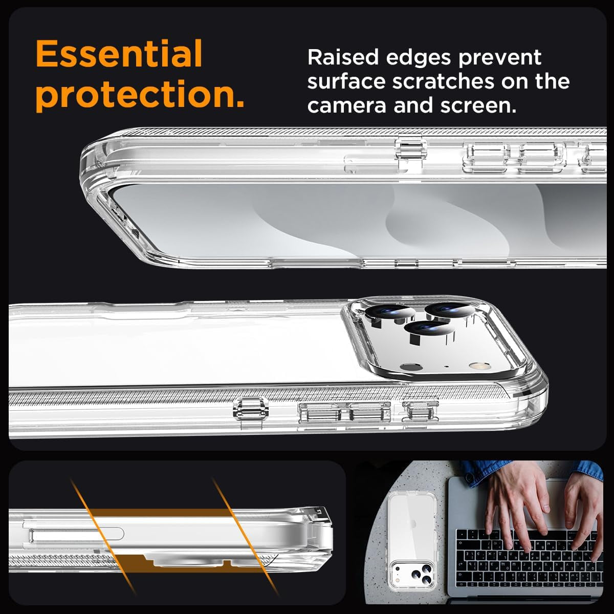 Aicase for Iphone 17 Pro Max Case Clear 3 in 1 Heavy Duty Drop Protection Full Body Rugged Shockproof/Dust Proof 3-Layer Military Protective Tough Durable Cover for Iphone 17 Pro Max 6.3"_910