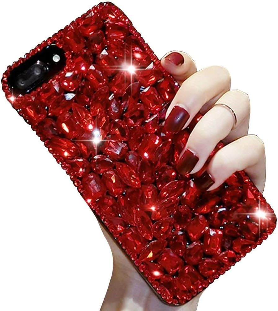 Bling Diamond Case Compatible with Samsung Galaxy A53 5G, 3D Homemade Luxury Sparkle Crystal Rhinestone Shiny Glitter Full Clear Stones Back Phone Cover with Screen Protector -Clear White