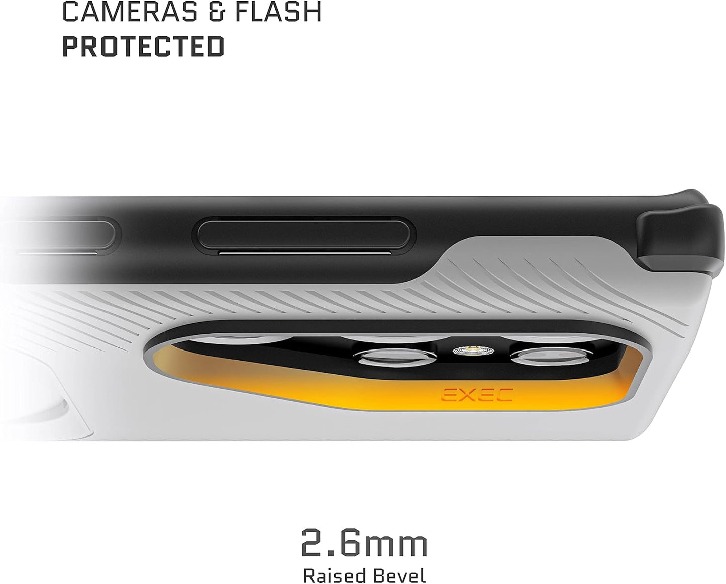 Ghostek EXEC Galaxy S22 plus Case Wallet Card Holder Works with Magnetic Car Vent Mounts Easily Detachable for Wireless Charging Phone Covers Designed for 2022 Samsung Galaxy S22+ 5G (6.6 Inch) (Gray)