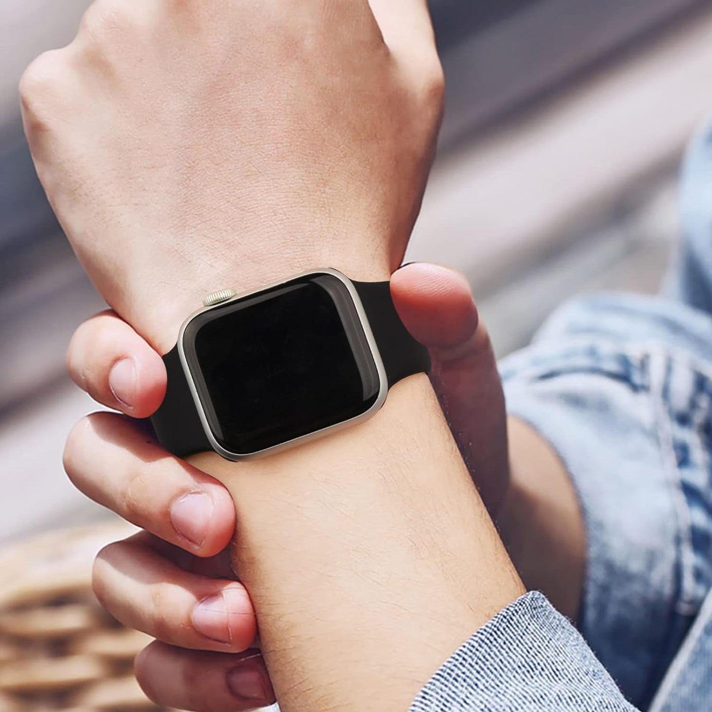 4 Pack Silicone Bands Compatible with Apple Watch Band 38Mm 40Mm 41Mm 42Mm 44Mm 45Mm 49Mm, Soft Waterproof Wristbands Sport Straps for Iwatch Series 9 Ultra SE 8 7 6 5 4 3 2 1 Women Men