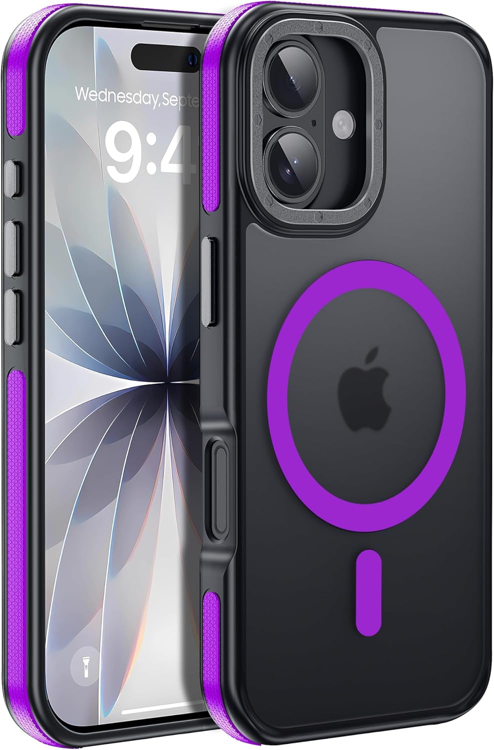 For Iphone 17 Pro Max Case with Camera Lens Protector[10Ft Military-Grade Protection] Compatible with Fit Magsafe Shockproof Slim Thin Cover Case for Iphone 17 Pro Max 6.9 Inch, Orange Bumper