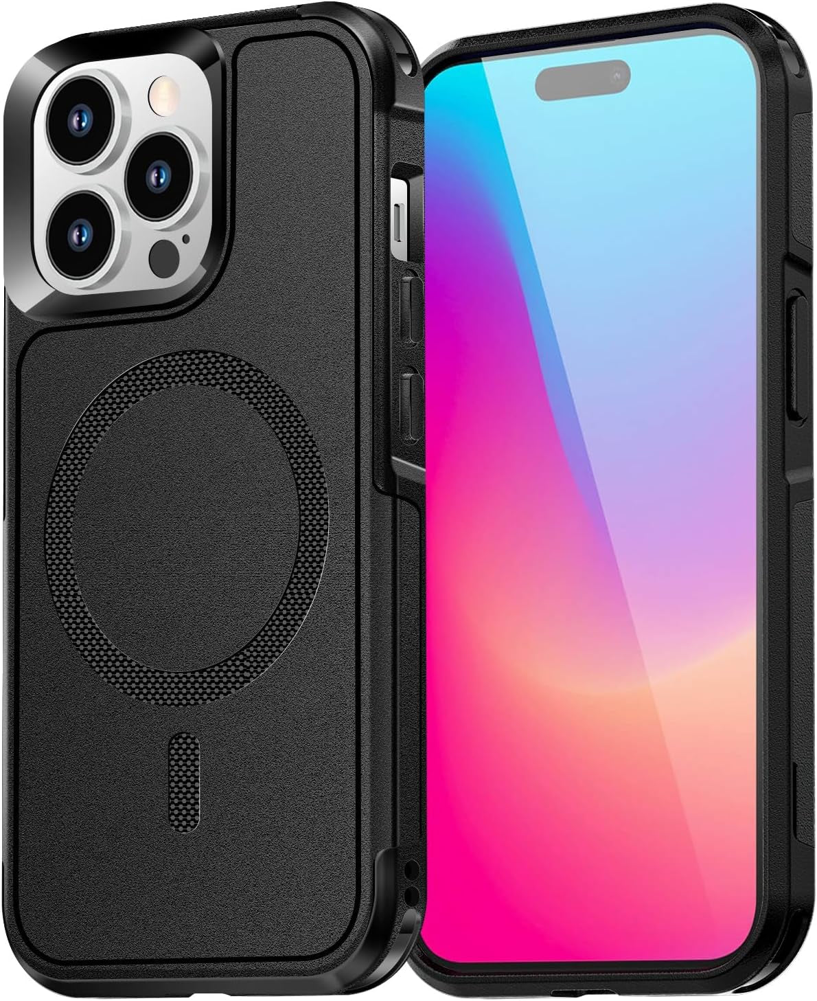 Ai-Case Built-In Screen Protector Tough 4 In1 Rugged Shock Proof Cover with Kickstand for Iphone 6/6S plus - Purple/Blue  AICase   