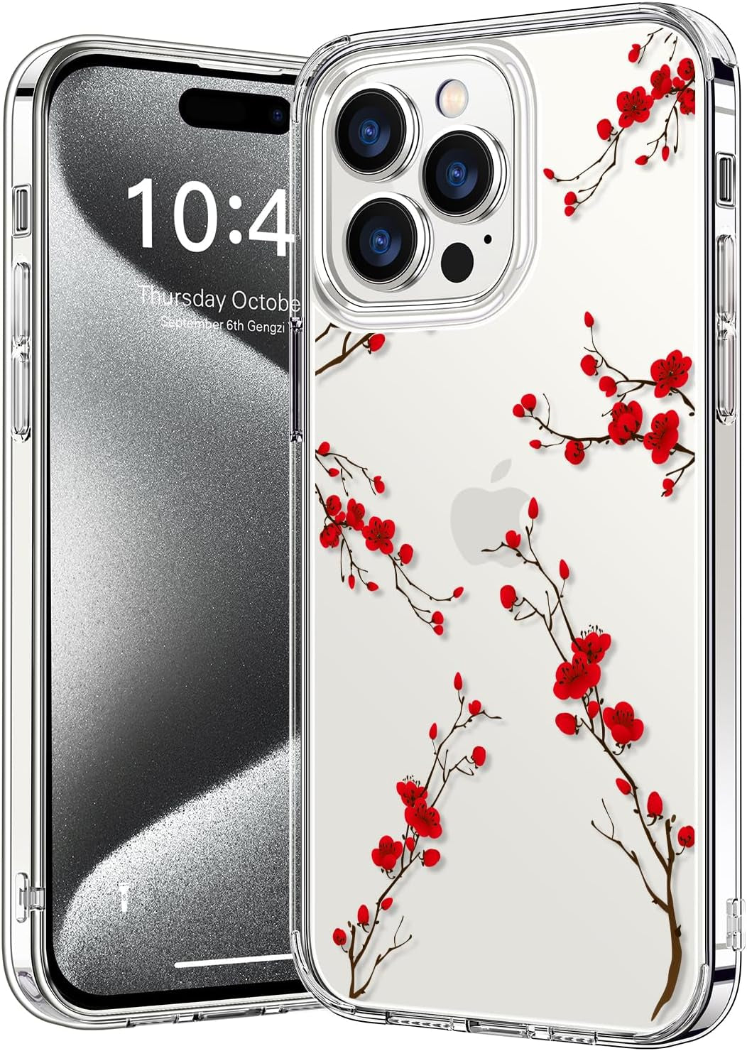 Bicol Compatible with Iphone 15 Pro Case,Crystal Clear Cover with Fashionable Designs for Girls Women,Slim Fit Shockproof Protective Acrylic Phone Case 6.1 Inch,Beautiful Elephant  bicol   