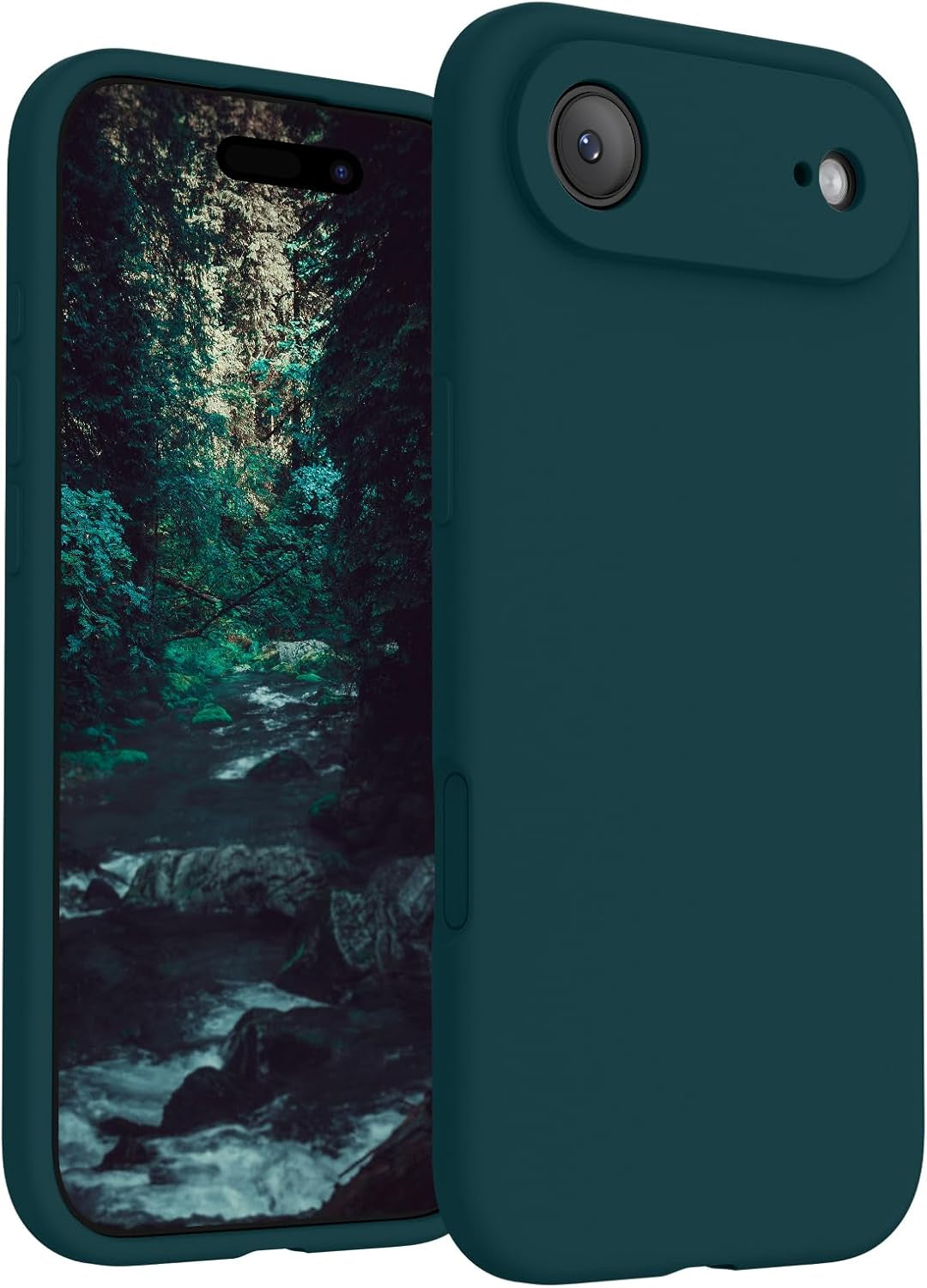 Firenova Magnetic for Iphone 17 Pro Case, Compatible with Magsafe, [Integrated Silicone Camera Control Button] [Camera Protection] Anti-Scratch Microfiber Lining Phone Case, 6.3", Black