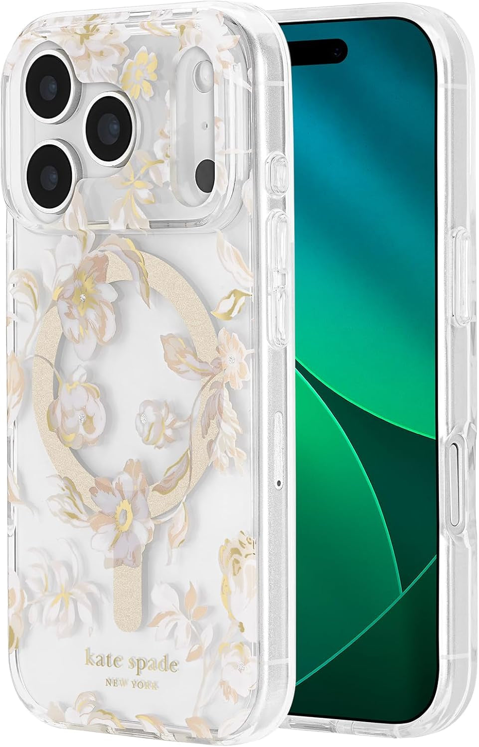 Kate Spade New York Iphone 17 Pro Case - Compatible with Magsafe - Designer Phone Case - Tortoise