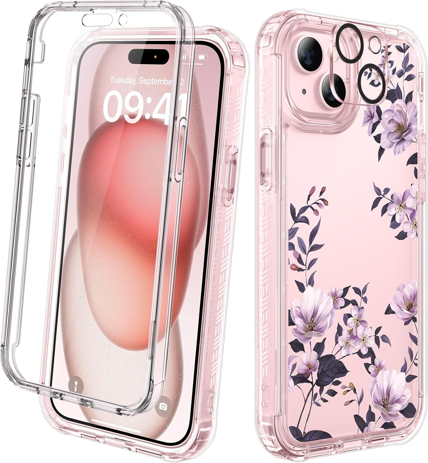 Diaclara Magnetic Designed for Iphone 17 Pro Max Case Full Body Bumper,[Compatible with Magsafe] Military Drop Proof Cover with Built-In Touch Sensitive Anti-Scratch Screen Protector,Orange