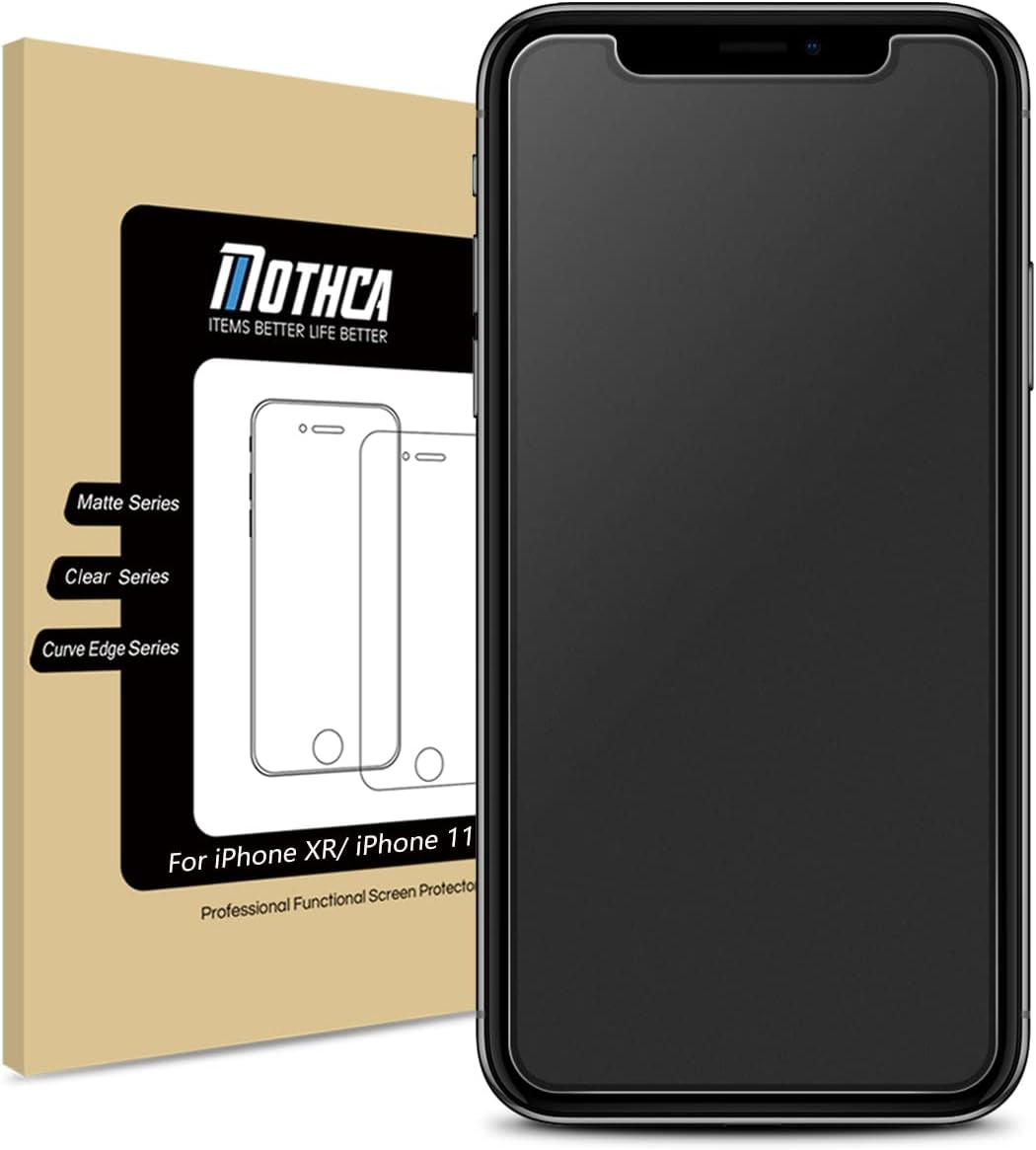 Mothca Matte Glass Screen Protector for Iphone 17 Pro (6.3 Inch) Anti-Glare & Anti-Fingerprint (Not Privacy) Tempered Glass [Easy Installation Frame] Case Friendly, Bubble Free - Smooth as Silk