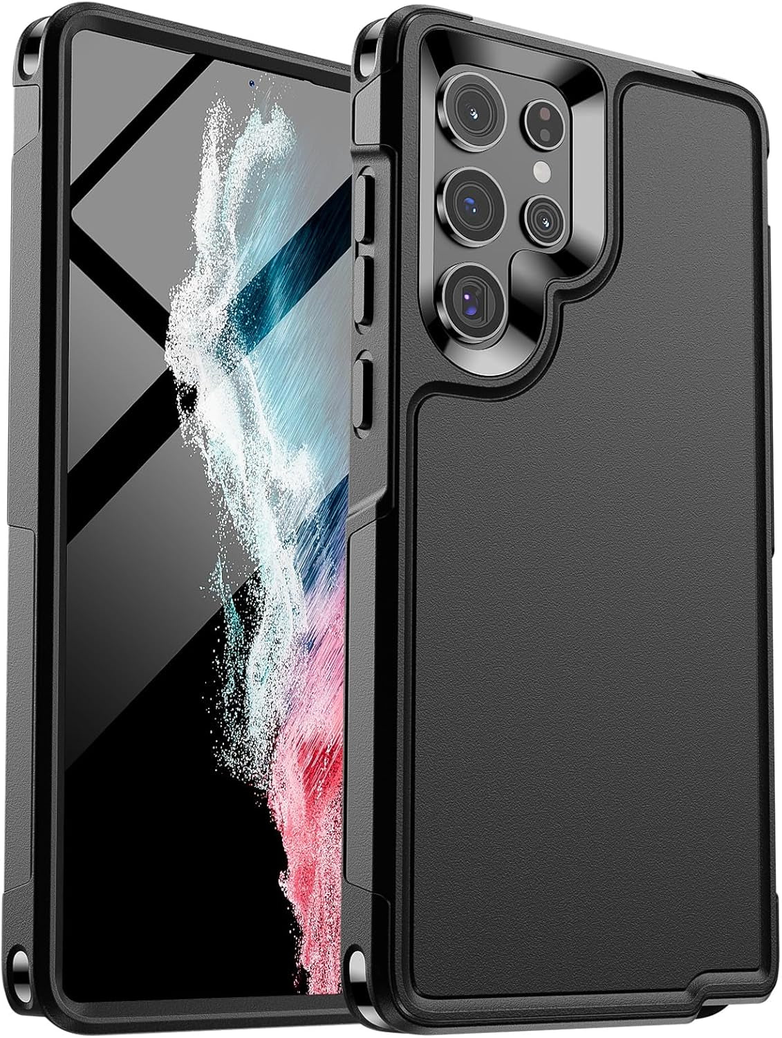 For Iphone 12 Case,Iphone 12 Pro Case,[Compatible with Magsafe][12 FT Military Grade Drop Protection] 2X[Tempered Glass Screen Protector] Magnetic Phone Case for Iphone 12/12 Pro,Deep Blue