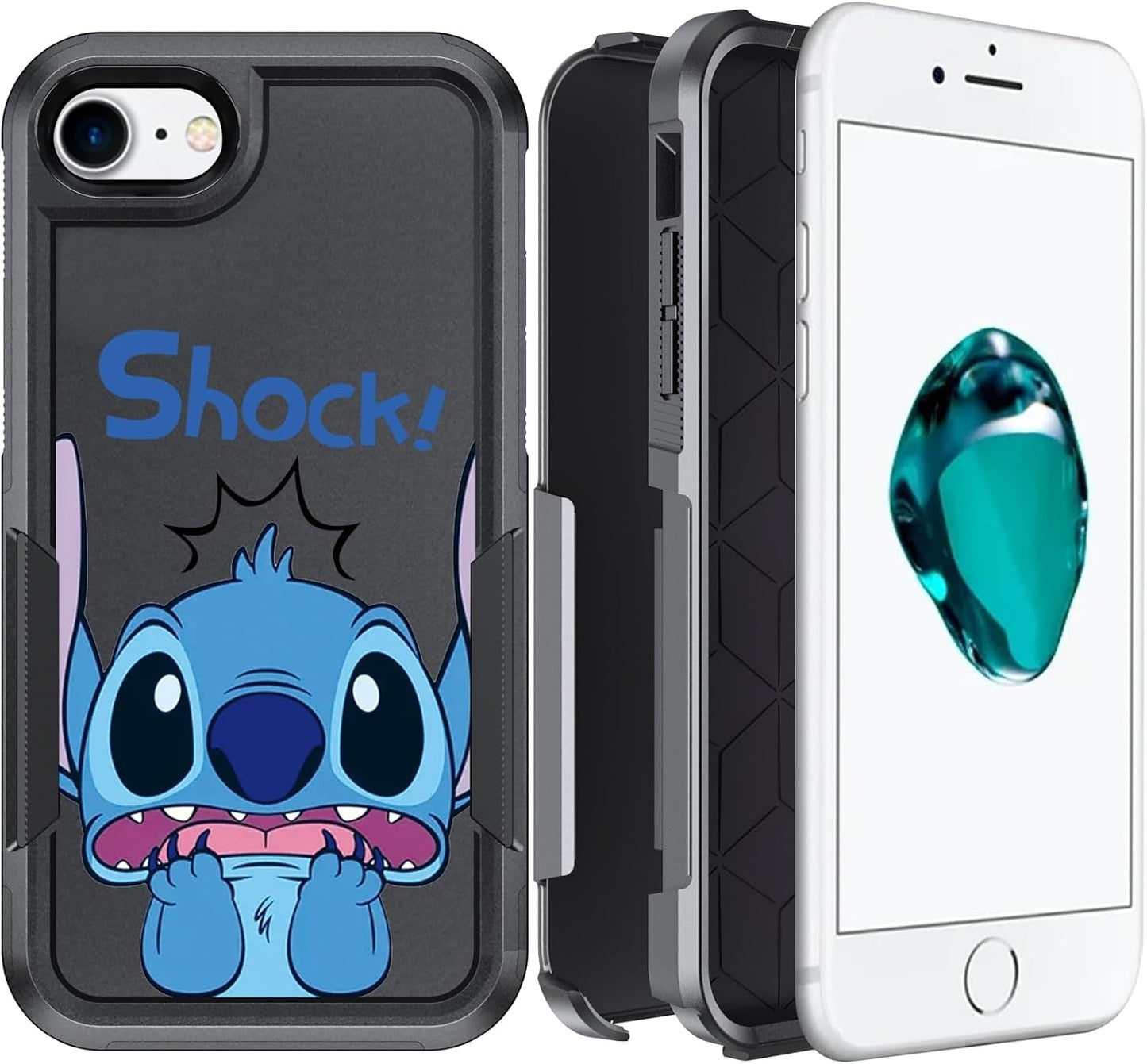 Heavy Duty Phone Case for Motorola Moto G Stylus 5G 2022 Case 6.8",Cartoon Anime Character Black Cover Full Body Rugged Shockproof Protective Funda for Women Men for Motorola G Stylus 5G 2022