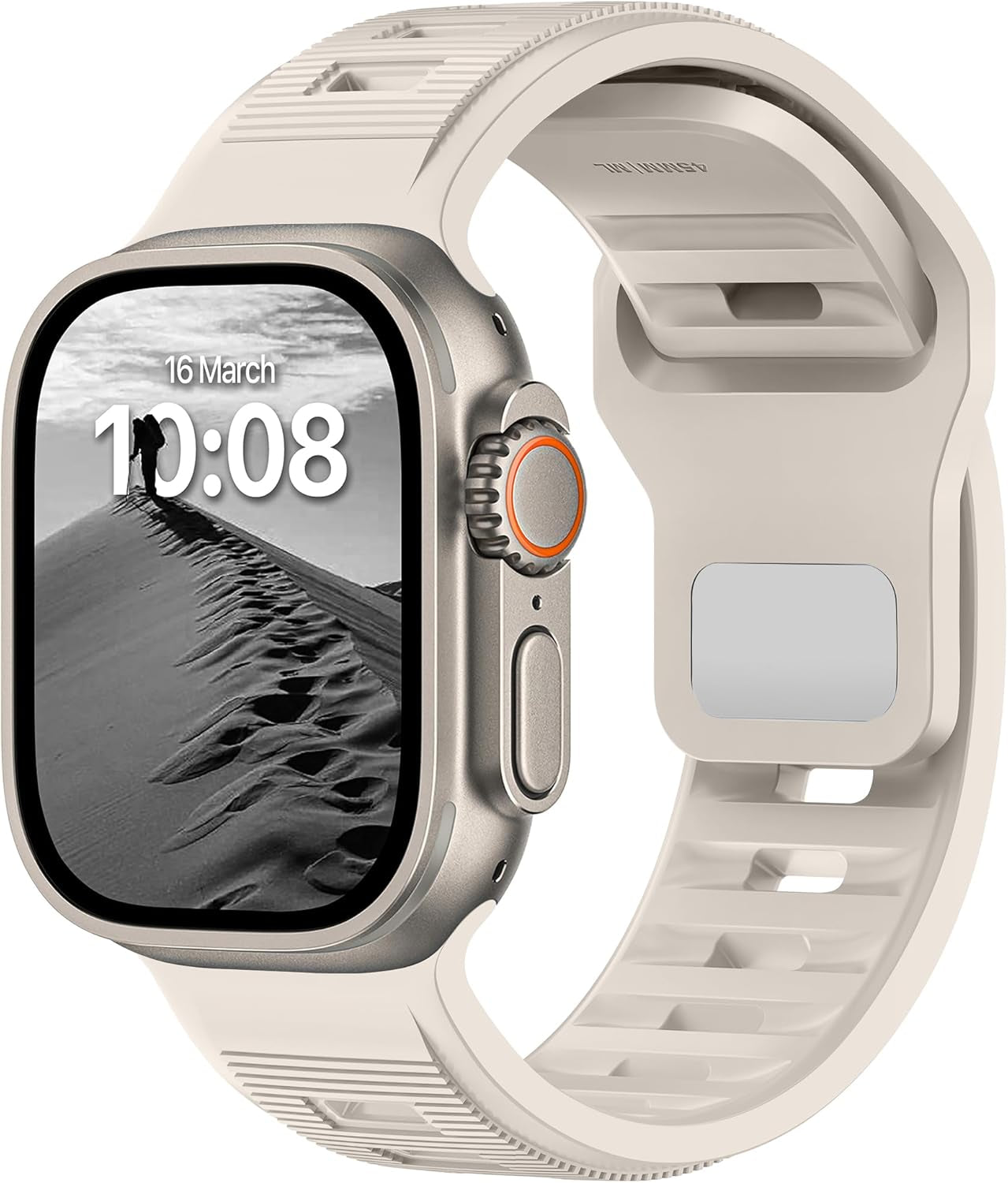 DONEGANI MC1 Sport Band Compatible with Apple Watch Bands Ultra Se 49Mm 45Mm 44Mm 42Mm 41Mm 40Mm 38Mm Men Women Series 9 8 7 6 5 4 3 2 1 Iwatch Strap Silicone Green Christmas