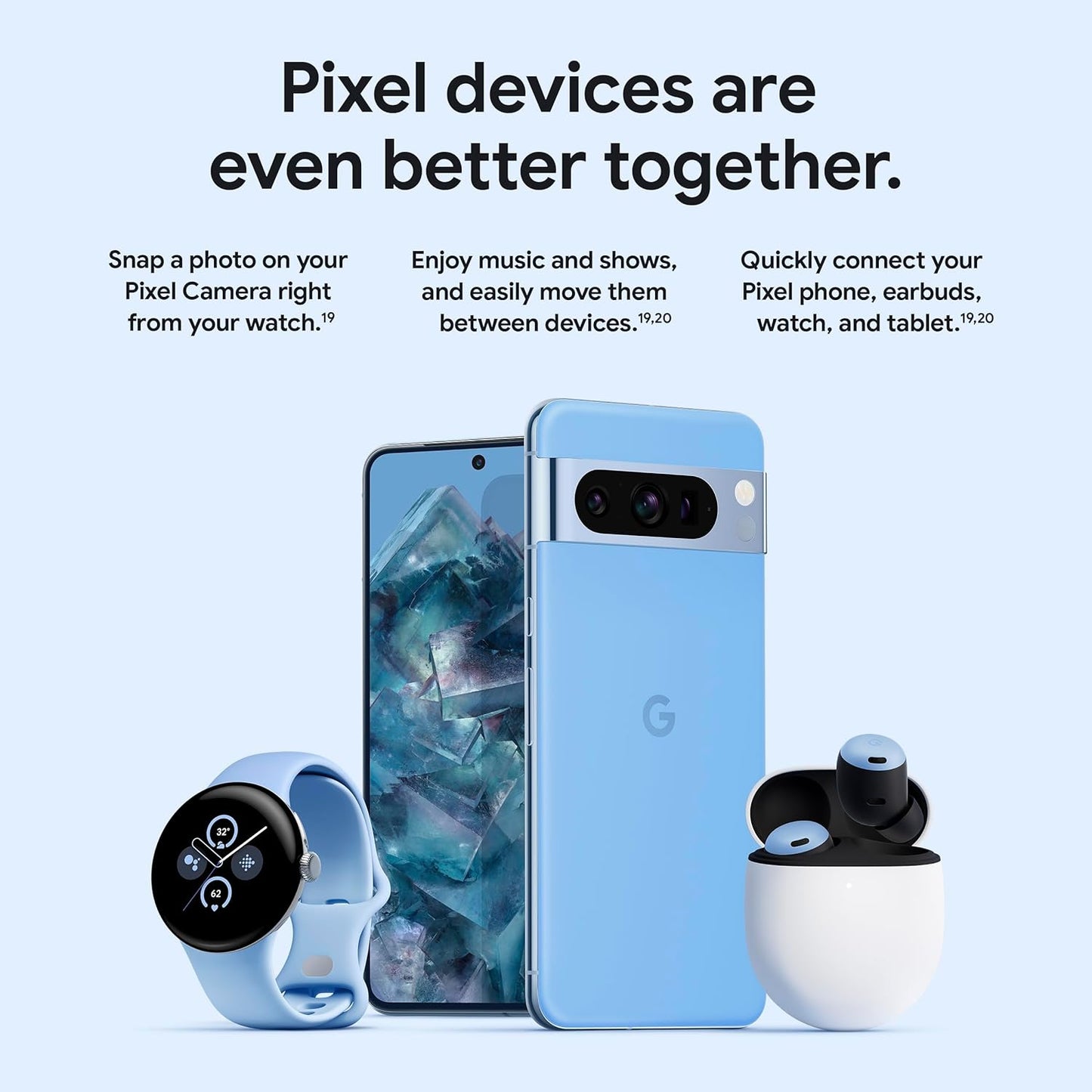 Google Pixel 8 Pro - Unlocked Android Smartphone with Telephoto Lens and Super Actua Display - 24-Hour Battery - Bay - 128 GB  Google   