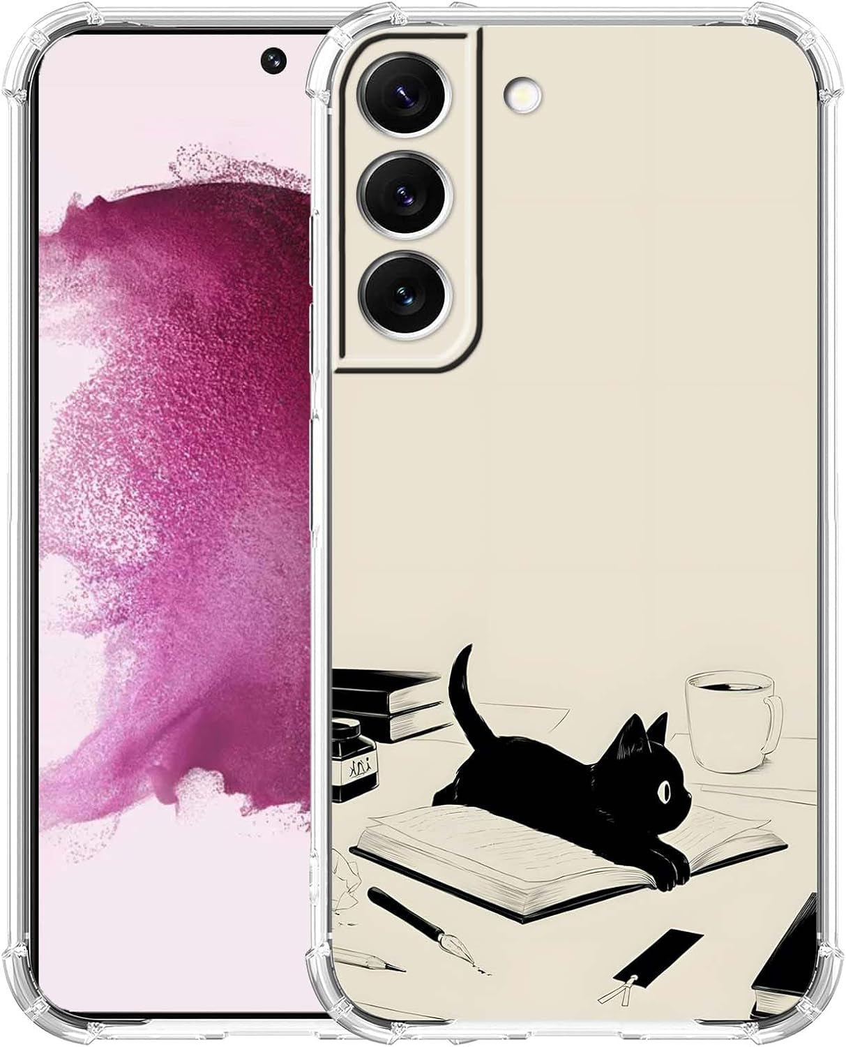 Bible Verses Case for Samsung Galaxy S22+,Jesus Inspiring Quotes Sayings for Christian,Soft TPU Bumper Case Compatible with Galaxy S22 Plus