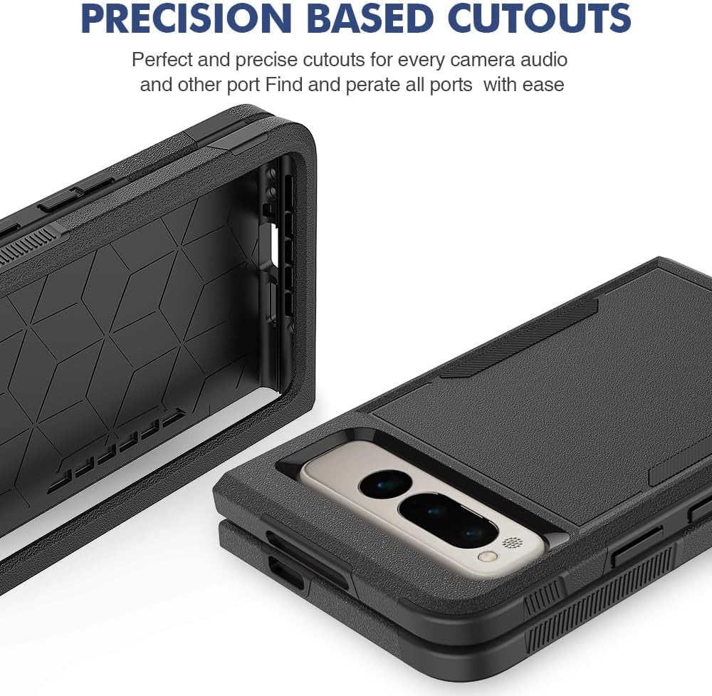 Case for Pixel Fold 5G, Shockproof, Strong and Durable Phone Protective Case for Google Pixel Fold 2023, Black  WOGROO   