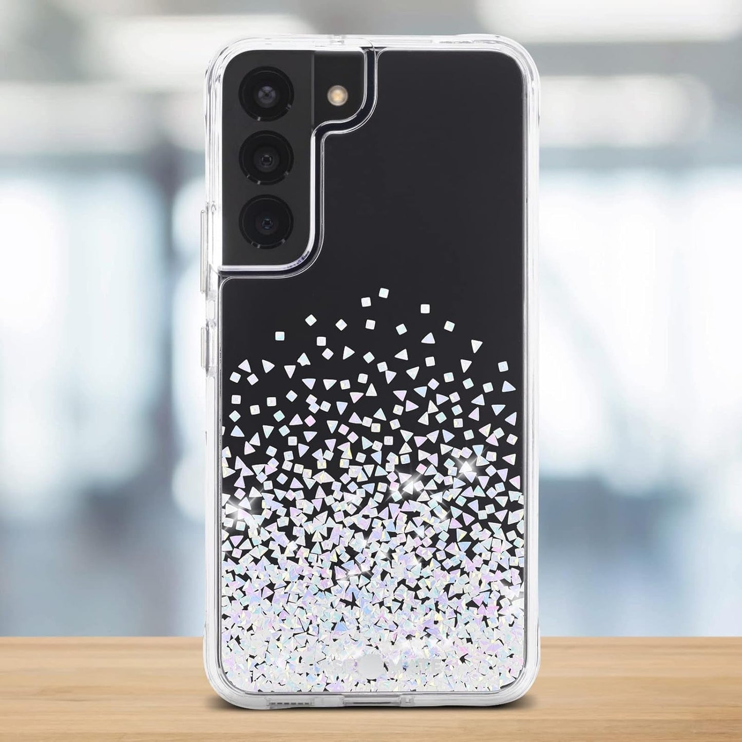 Case-Mate - TWINKLE OMBRE - Case for Samsung Galaxy S22 - Reflective Foil Elements - 10 Ft Drop Protection - 6.1 Inch - Stardust