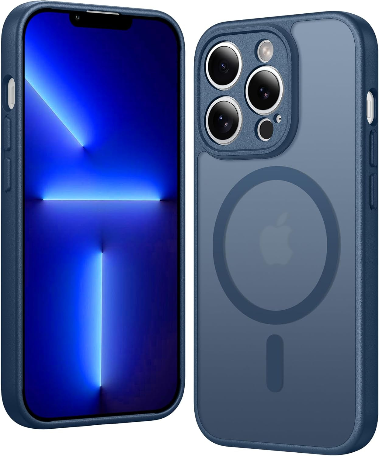 FNTCASE for Iphone 17 Pro-Max Case: Clear Magnetic Phone Cases with Screen Protector Compatible with Magsafe Slim anti Yellowing Rugged Shockproof Protective Transparent Cell Cover (A-Clear)