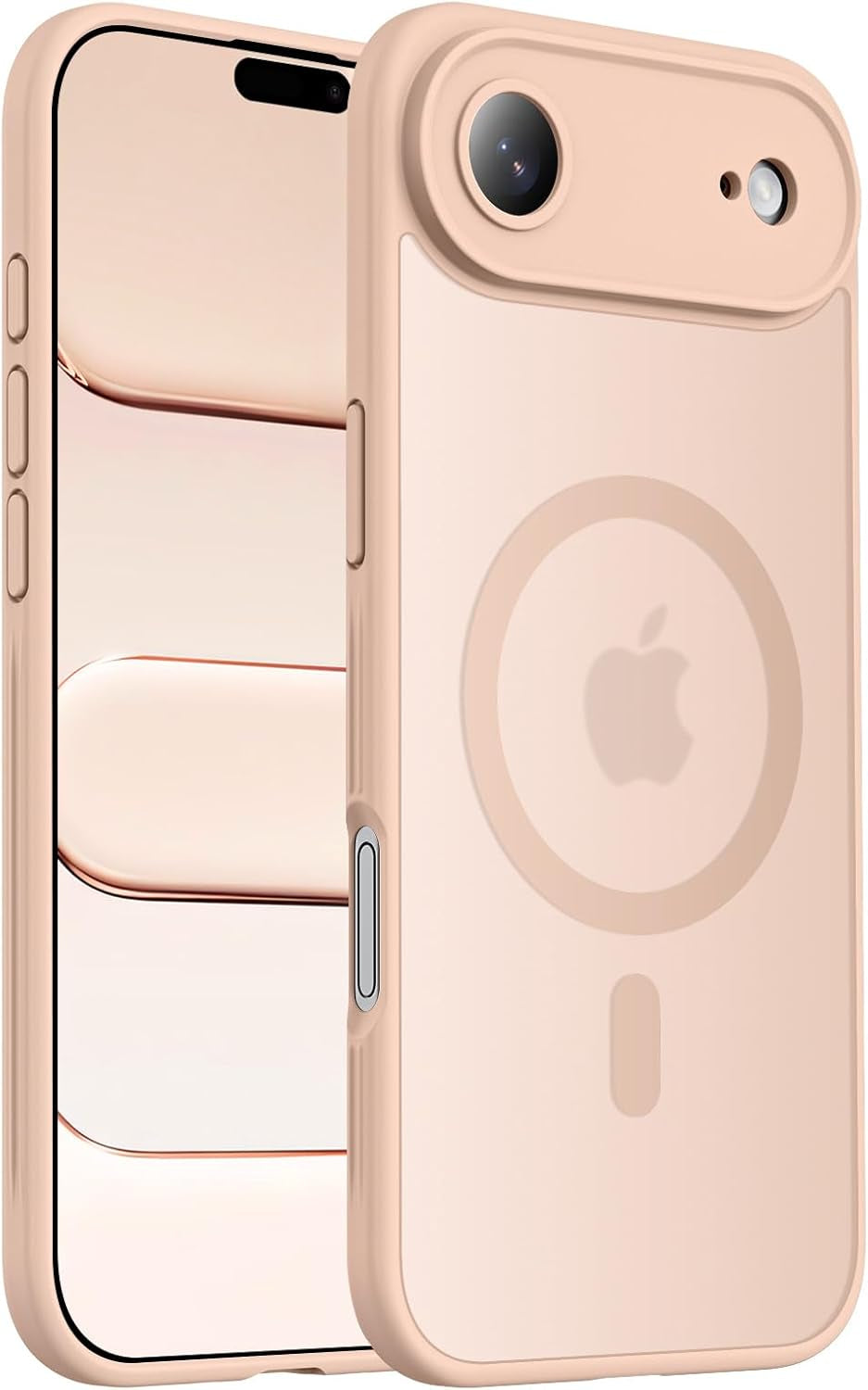 Designed for Iphone 17 Pro Max Case, Compatible with Magsafe, [Camera Protection] [15FT Military Drop Protection] Shockproof Translucent Matte Anti-Slip Phone Case, 6.9", Deep Blue