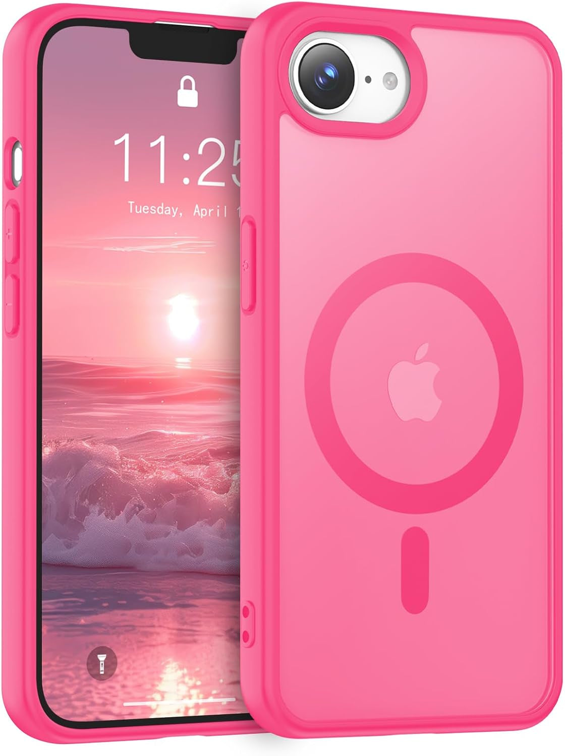 Temdan for Iphone 17 Pro Max Case Clear with Screen Protector, Compatible with Magsafe, Anti-Yellowing, Military-Grade Protection, Shockproof Slim Magnetic Phone Case Cover, Transparent