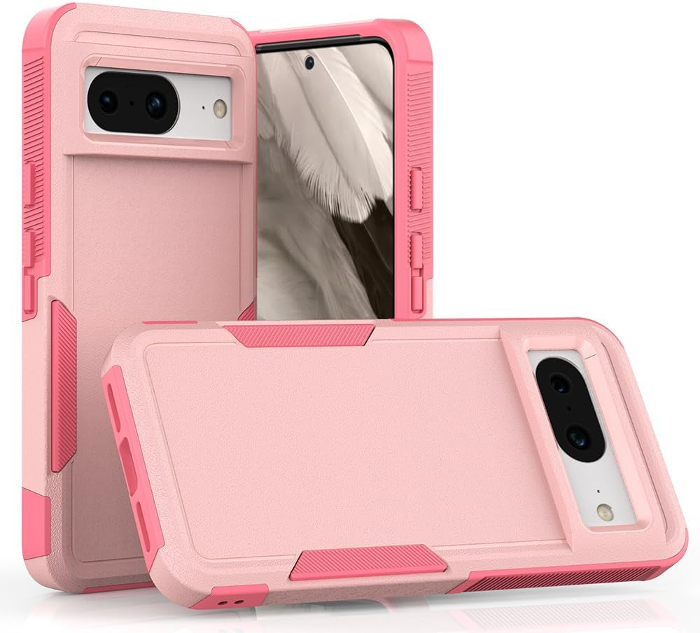 Case for Pixel Fold 5G, Shockproof, Strong and Durable Phone Protective Case for Google Pixel Fold 2023, Black  WOGROO Pink Pixel 8 