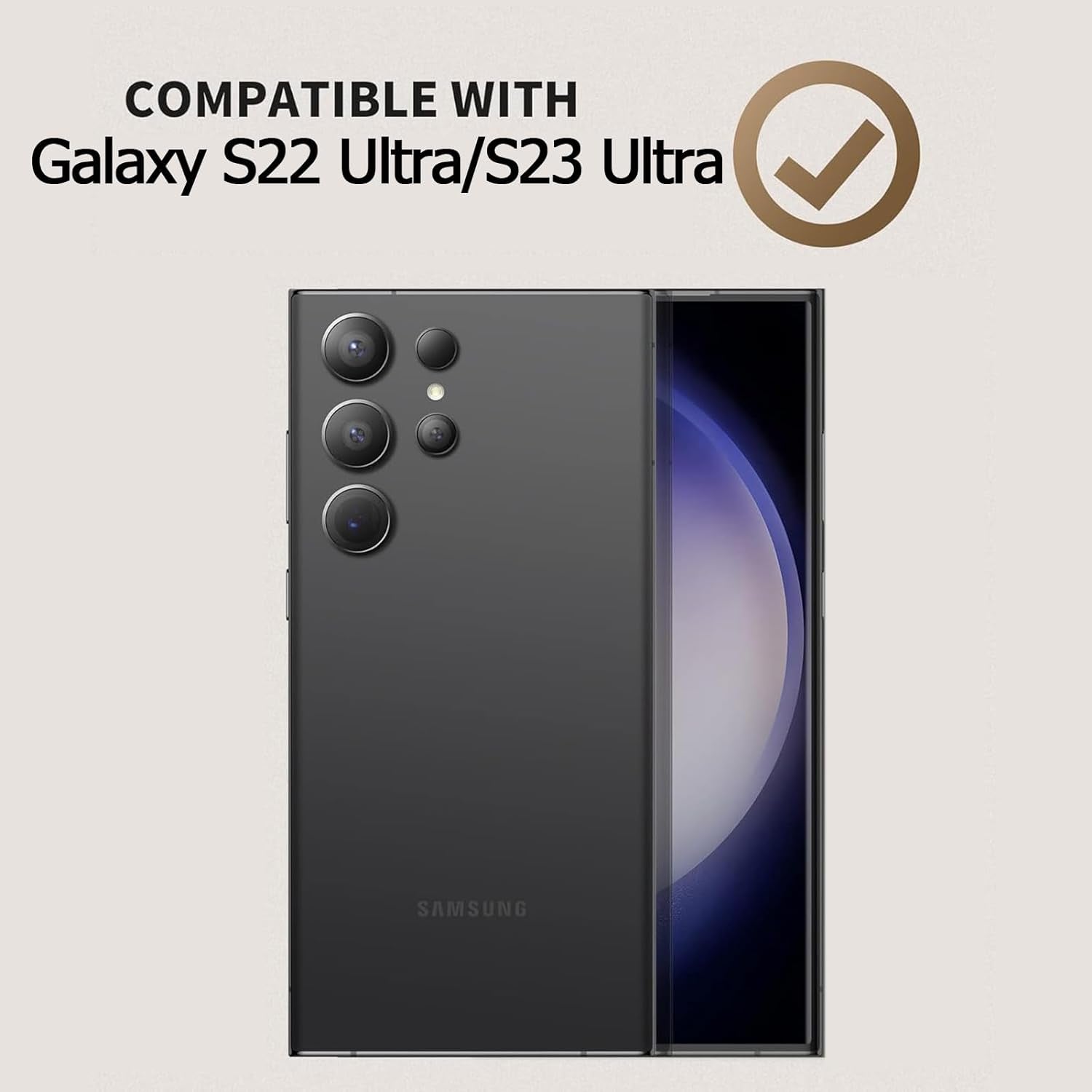 Battery Case for Galaxy S22 Ultra/S23 Ultra,12000Mah High Capacity Rechargeable Portable Protective Extended Charger Case Compatible with S22 Ultra/S23 Ultra 6.8Inch Charging Case with Wireless-Black