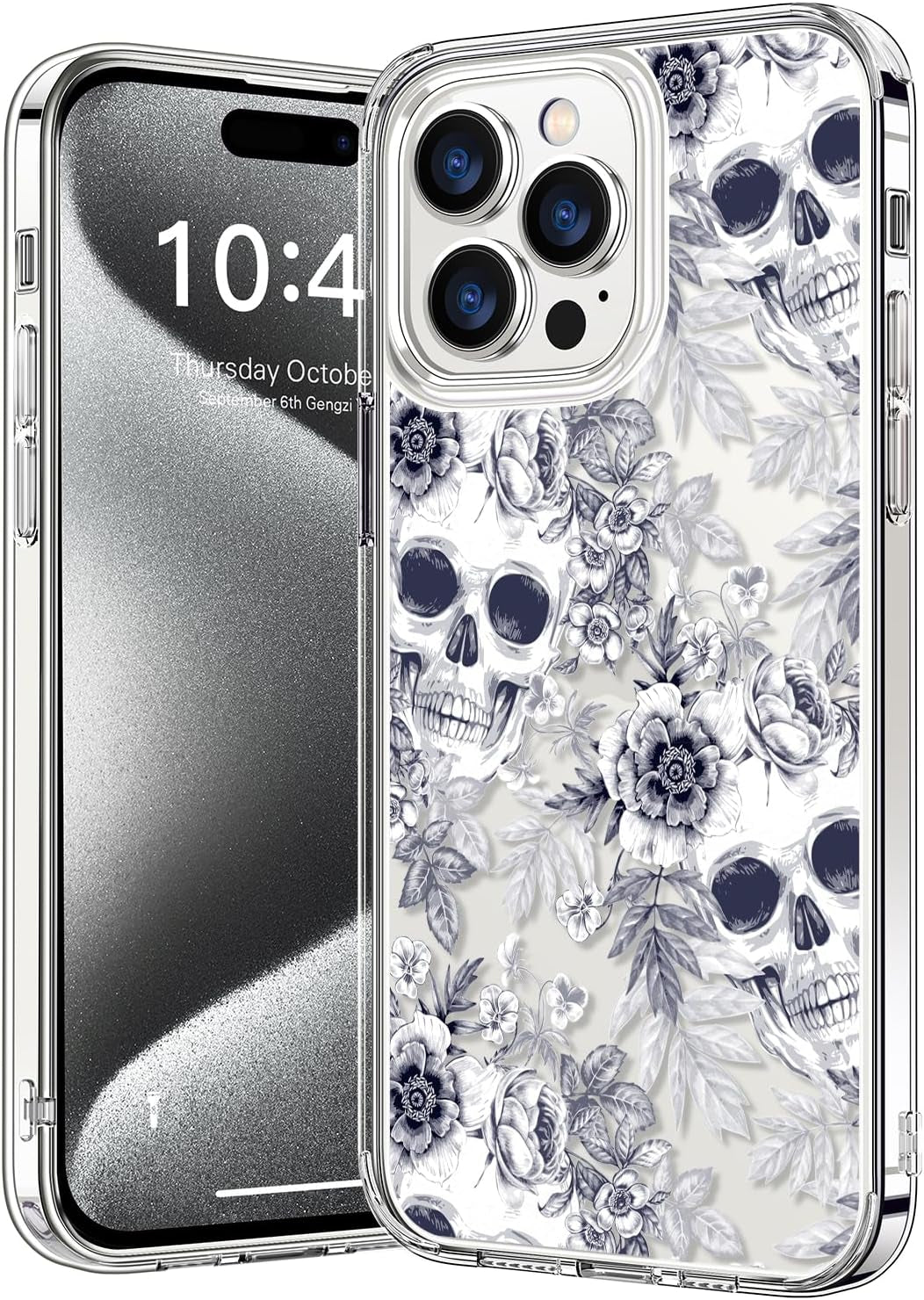 Bicol Compatible with Iphone 15 Pro Case,Crystal Clear Cover with Fashionable Designs for Girls Women,Slim Fit Shockproof Protective Acrylic Phone Case 6.1 Inch,Beautiful Elephant  bicol   