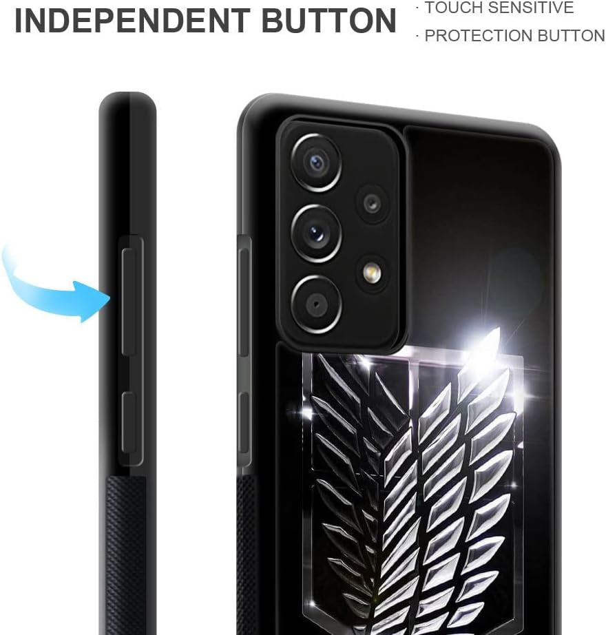 CARLOCA Case Compatible with Samsung Galaxy A53 5G Case,Animation Cartoon 1356 Pattern Design Shockproof Plexiglass Scratch Resistant Hard Case for Samsung Galaxy A53 5G